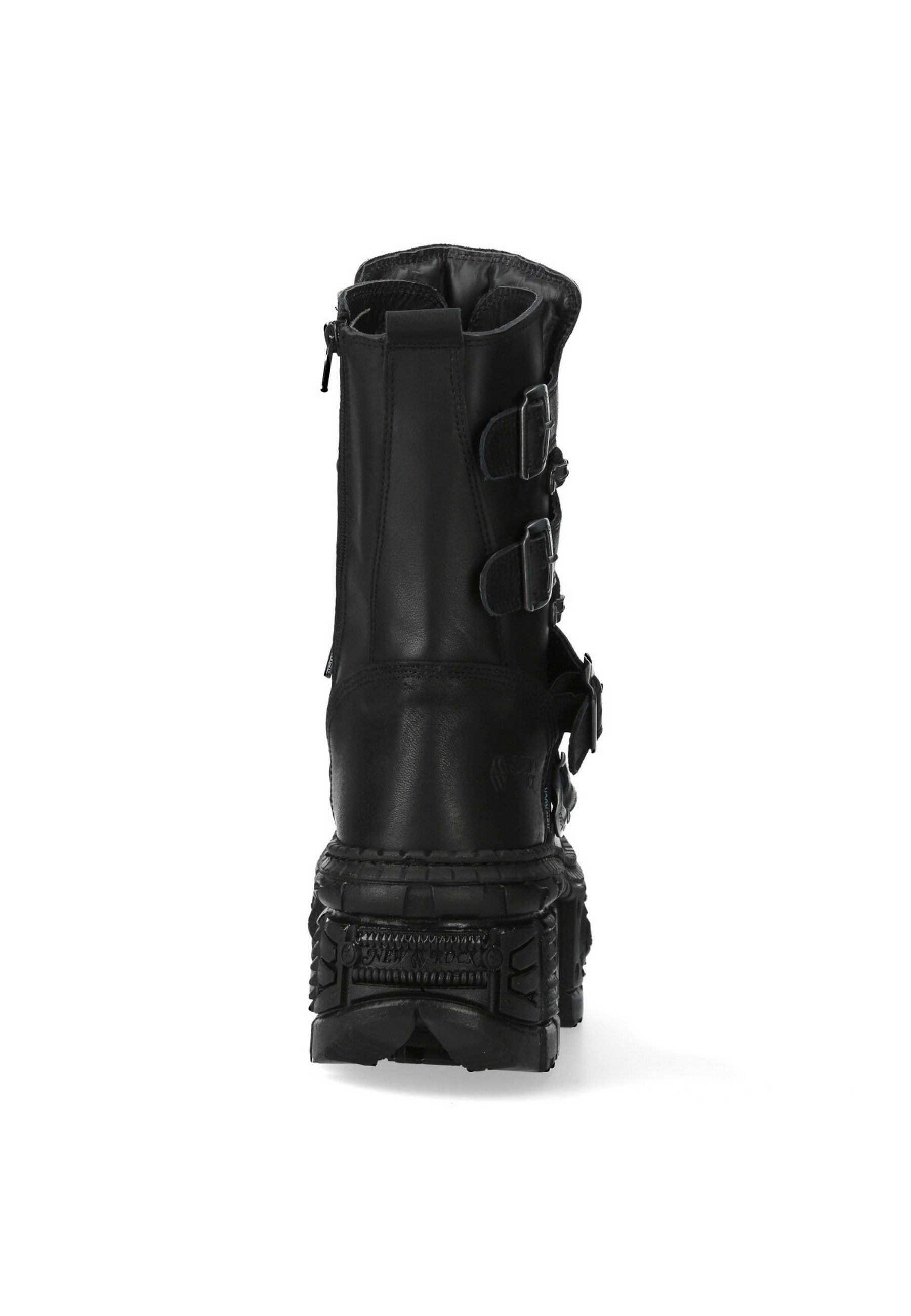 NEW ROCK WALL373-S5 Bikerboots Markantes Design, ideal für Rock, Biker & Punk