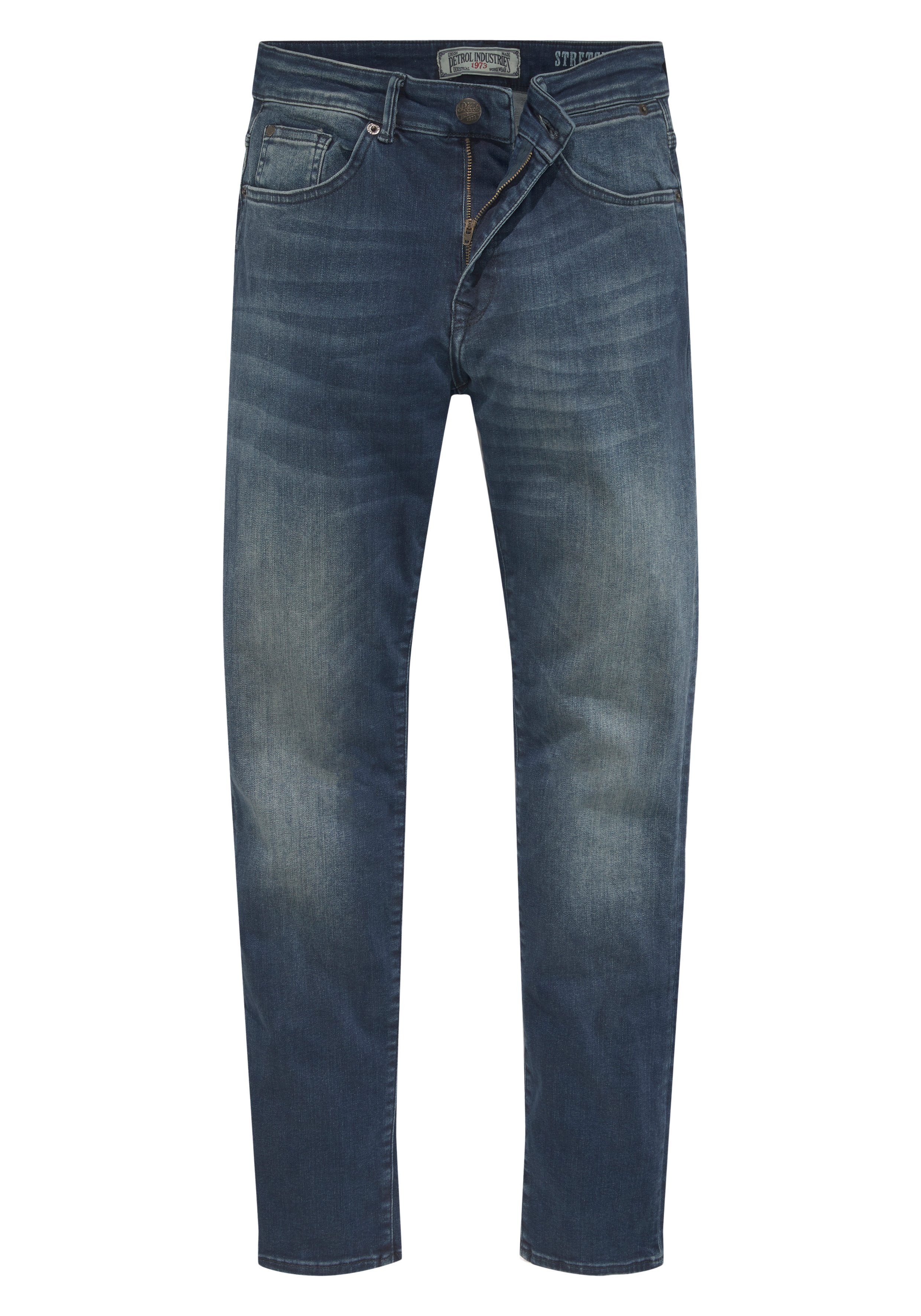 Petrol Industries Slim-fit-Jeans Seaham dark-coated