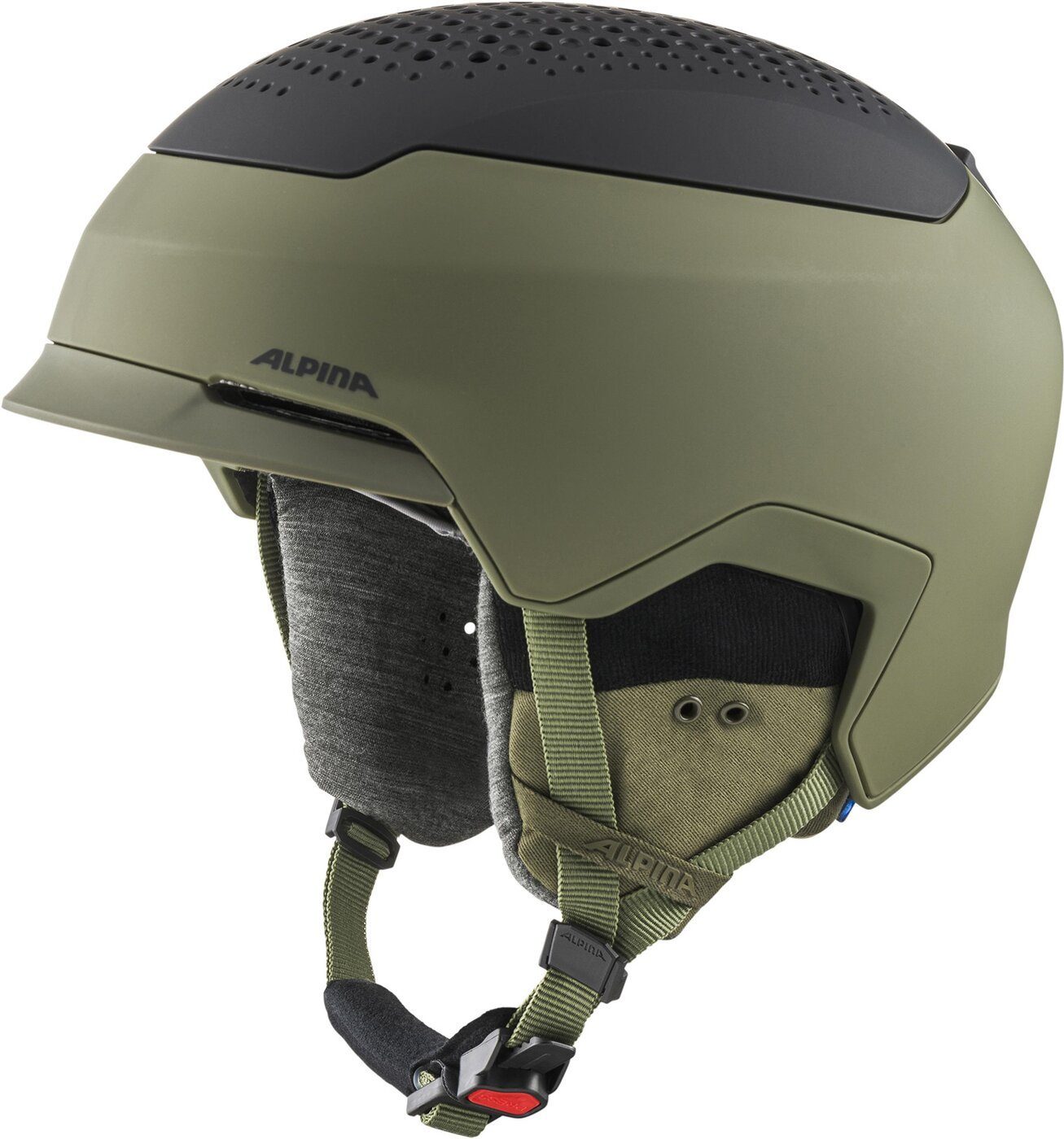 Alpina Sports Skihelm GEMS OLIVE-BLACK MATT