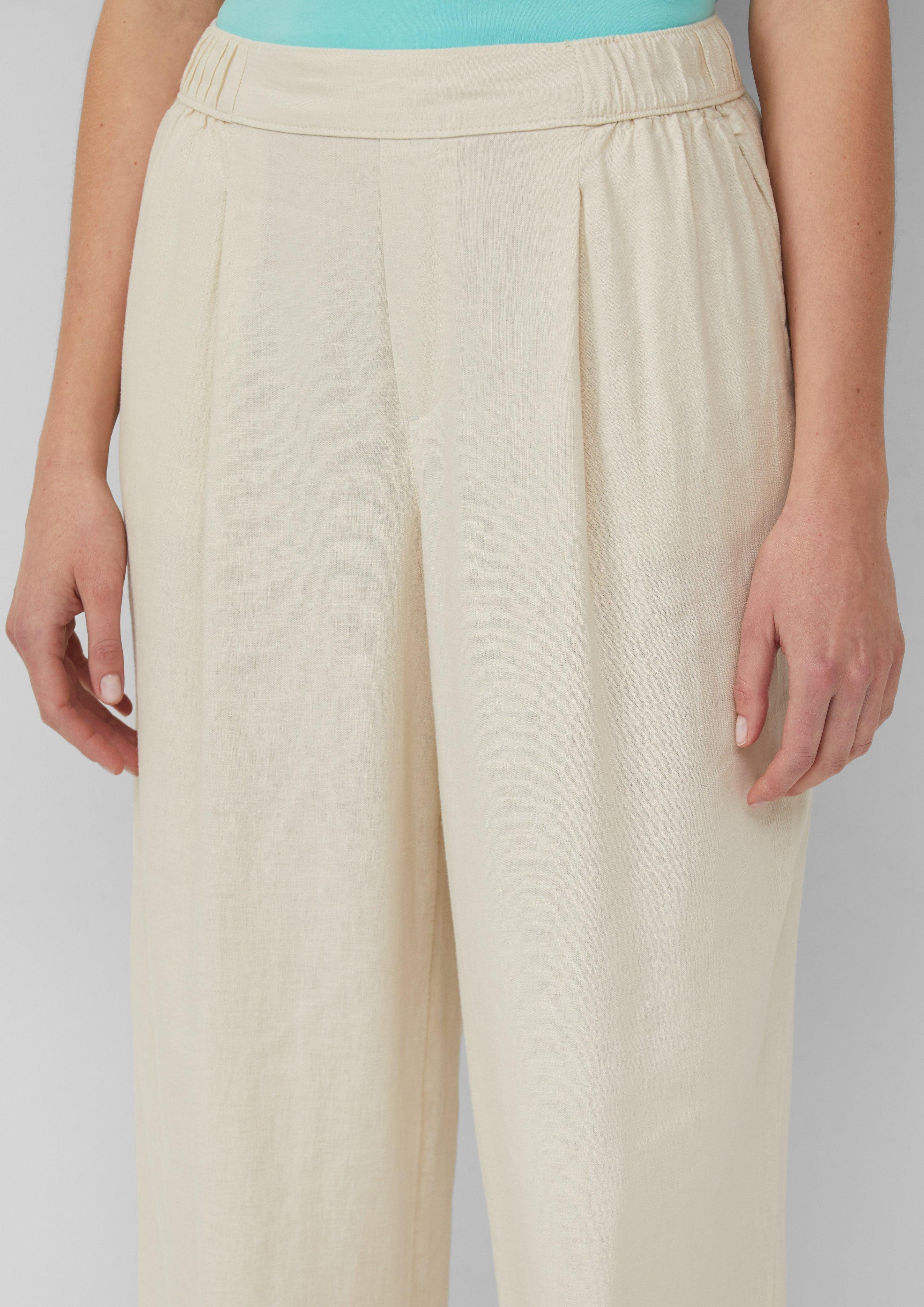s.Oliver 7/8-Hose High-Rise Culotte aus Leinenmix günstig online kaufen