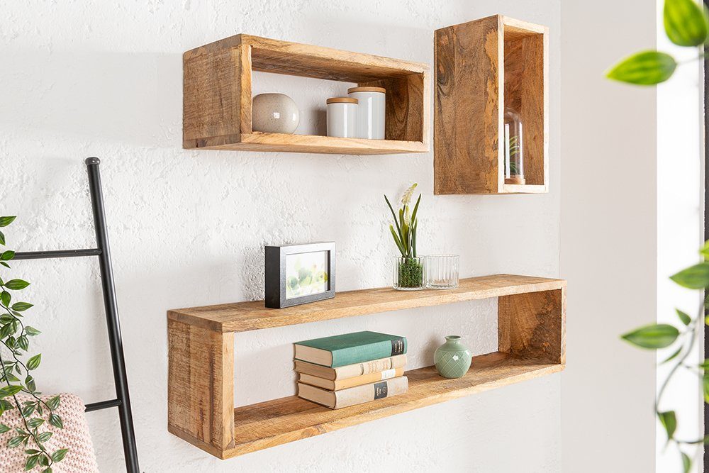 riess-ambiente Wandregal HEMINGWAY 94cm natur, aus günstig online kaufen