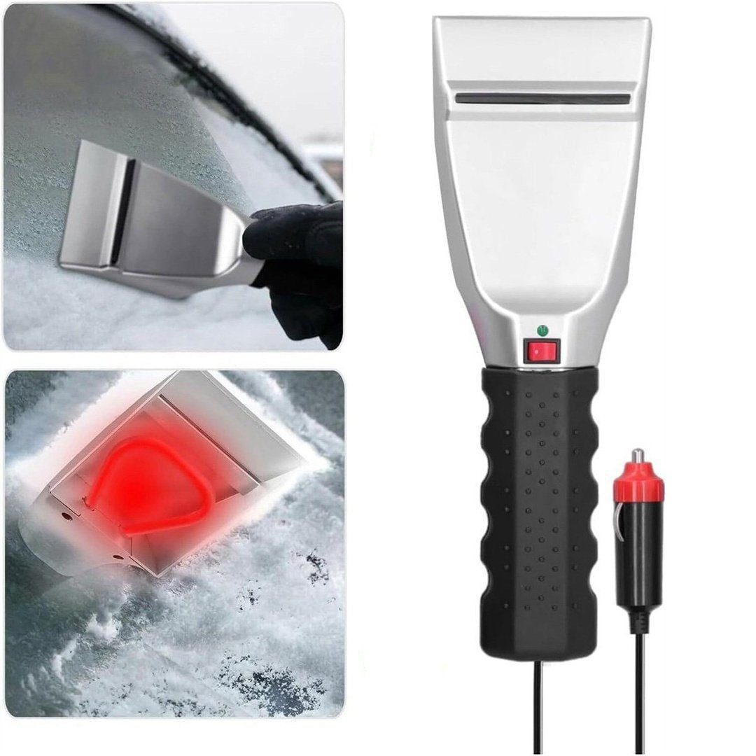 DAYUT Eiskratzer USB-beheiztes Eiskratzer-Auto-Windschutzscheiben-Schneeräumwerkzeug