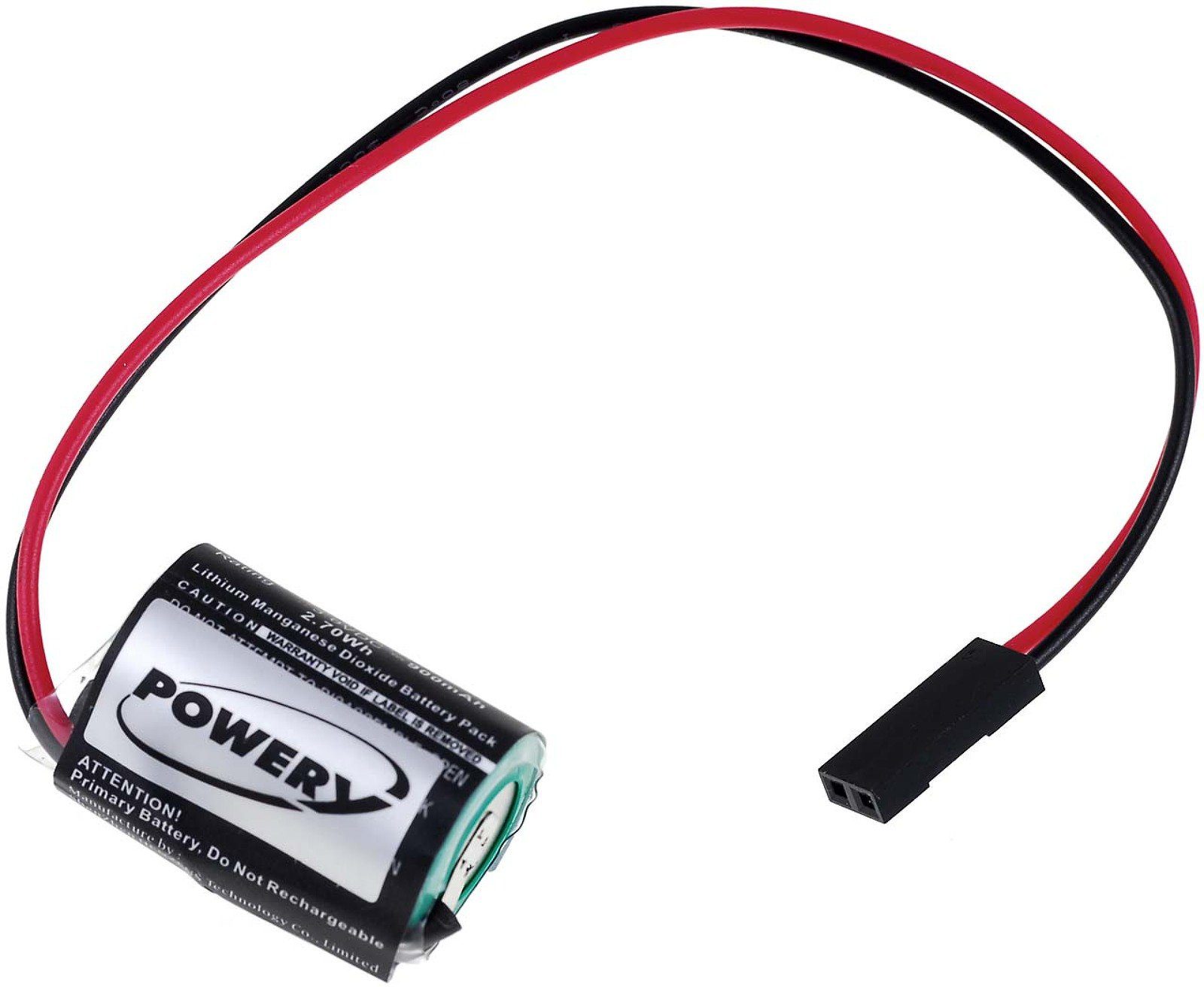 Powery SPS-Lithiumbatterie für Siemens Typ 575332TA Batterie, (3 V)