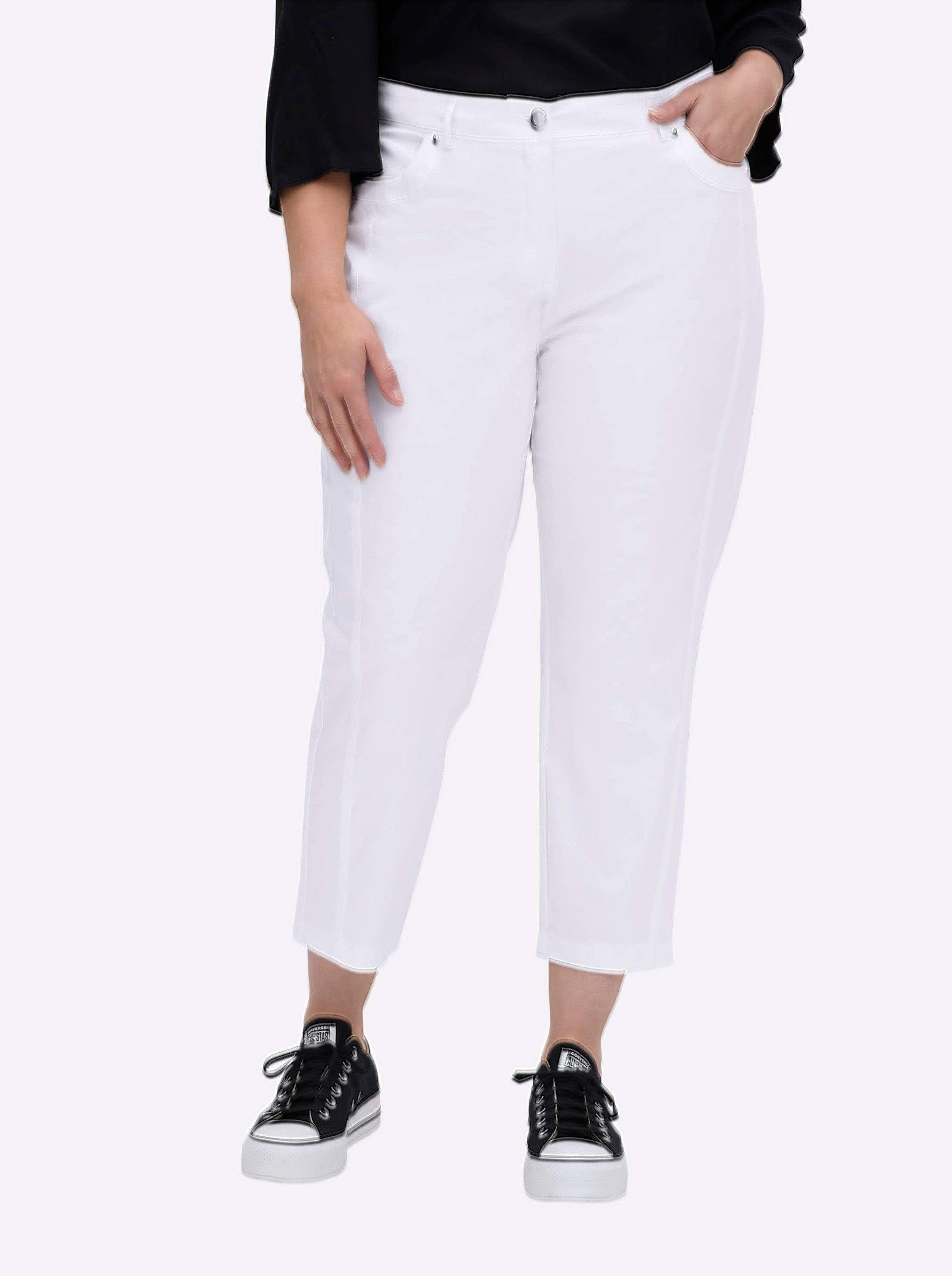 Jeansshorts 7/8-Jeans komfortabel
