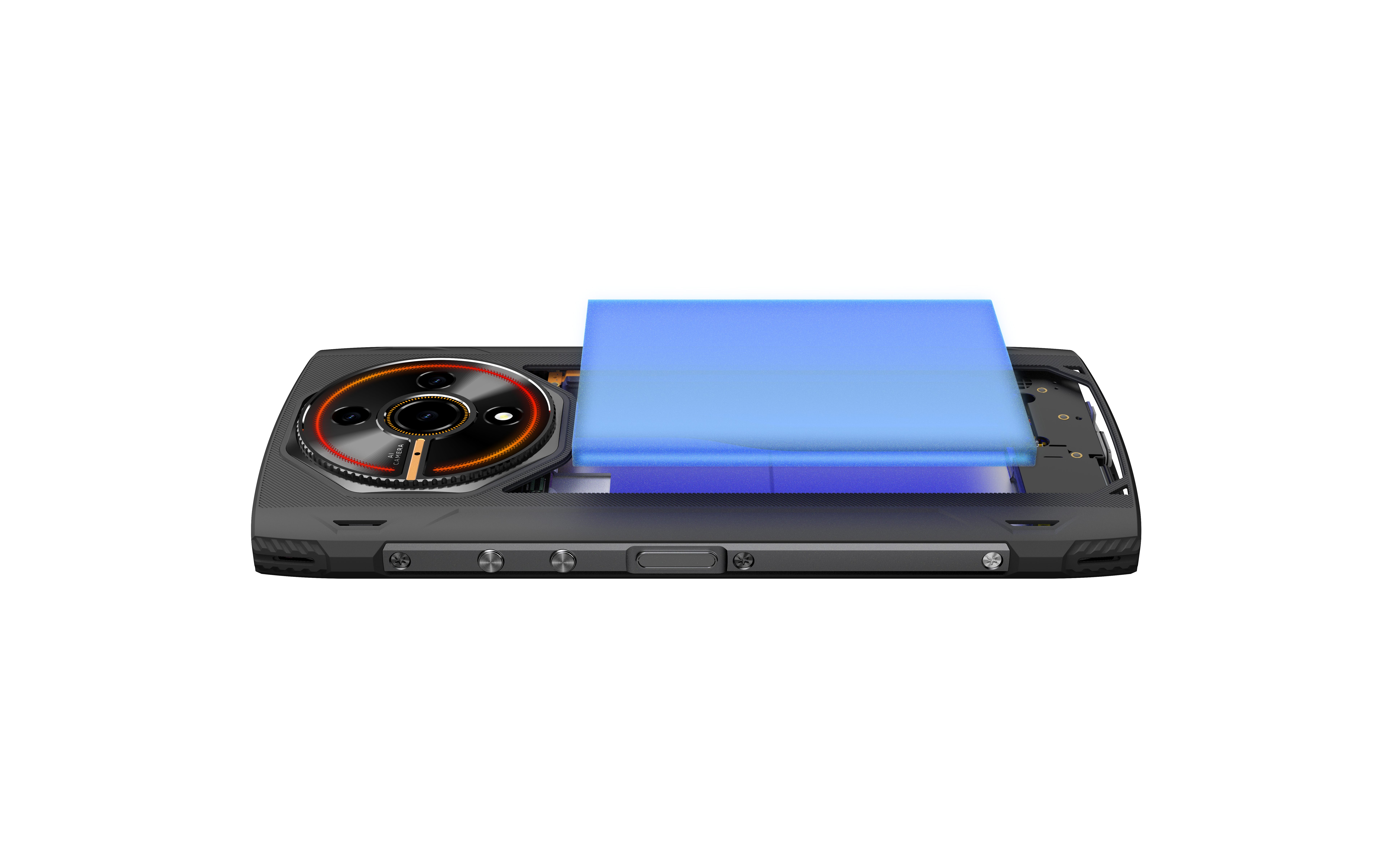 LAGENIO Panther 2 Pro Outdoor Handy Kratzfest Wasserdicht Baustellenhandy OTG Smartphone (50 MP Kamera, IP68, Fallschutz, GPS OTG, 24+256GB, Taschenlampe, Dual SIM, robust)