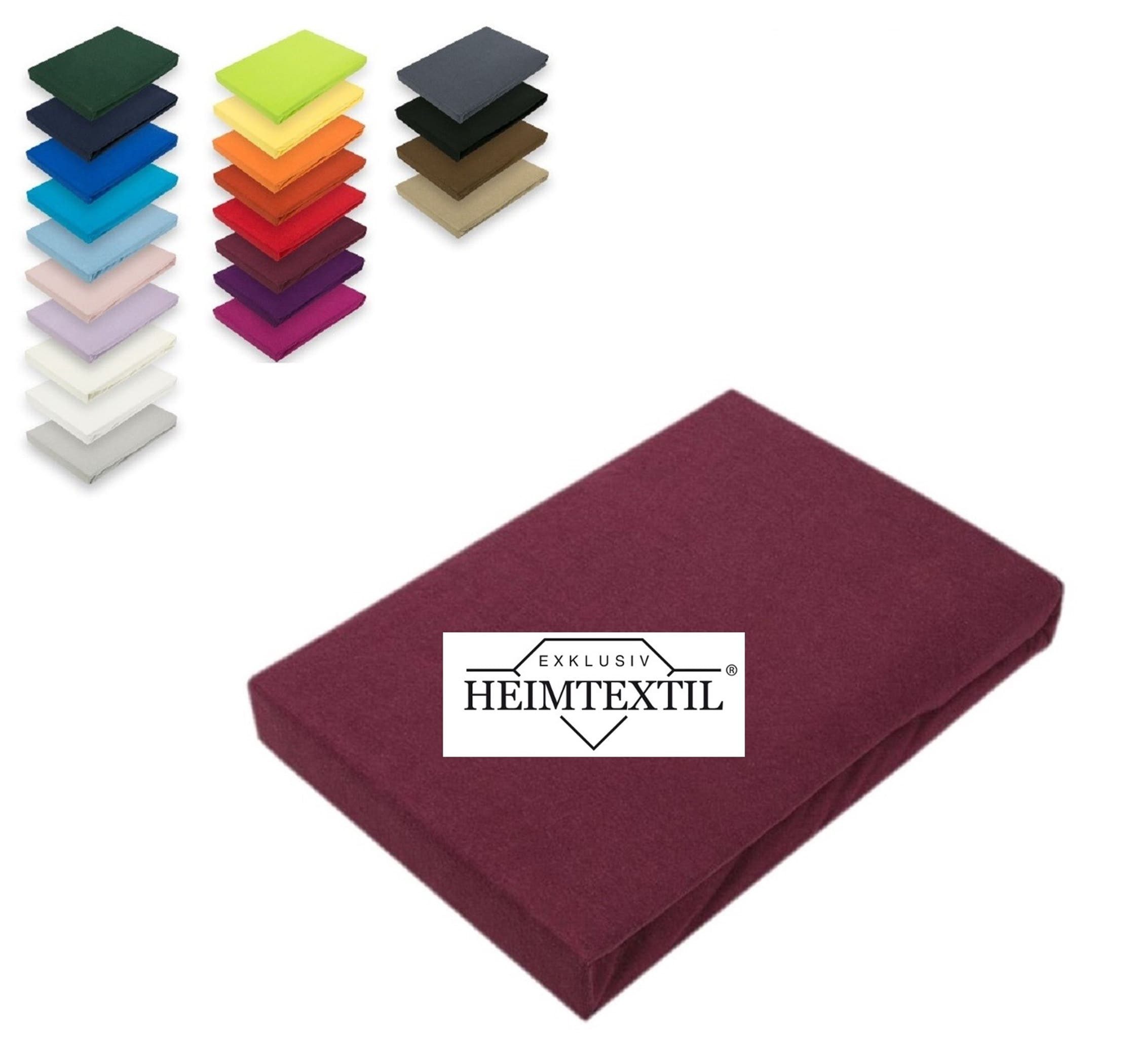 EXKLUSIV HEIMTEXTIL Spannbettlaken Marke Jersey Spannbettlaken günstig online kaufen