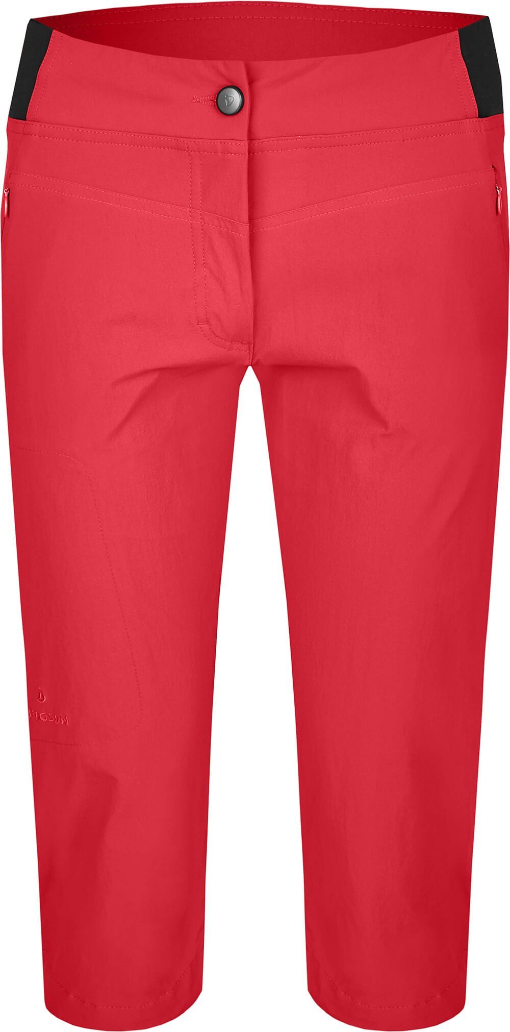 3/4 Damen Normalgrößen, Bergson Capri Wanderhose, komfortabel, Vario pink Outdoorhose elastisch, AKKA sportlich, (slim)