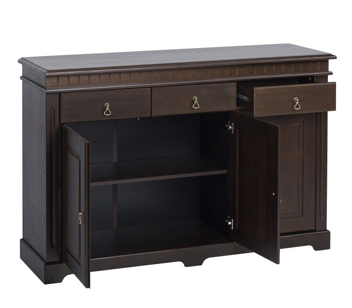 Empinio24 Sideboard Cordoba, Breite 144 cm, Kiefer massiv günstig online kaufen