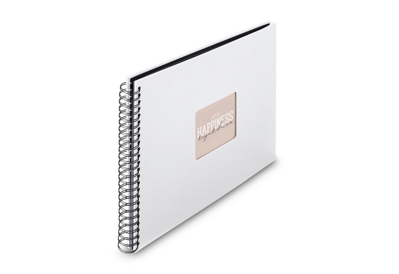 Hama Fotoalbum "Fine Art", 36x32 cm, 50 schwarze Seiten, Weiß
