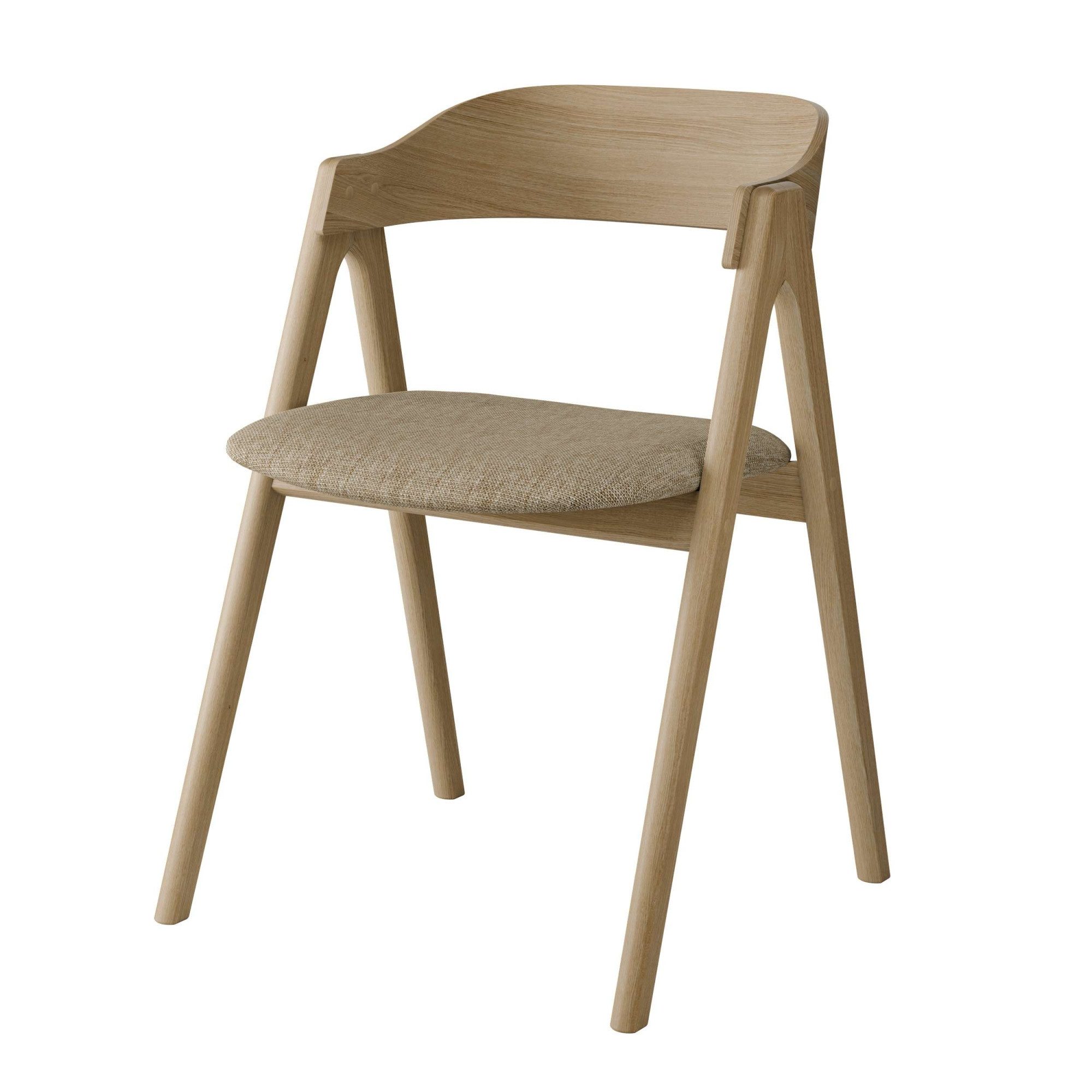 Hammel Furniture Stuhl Mette by Hammel (1 St), Massivholz, gepolsterte Sitzfläche, versch. Farbvarianten