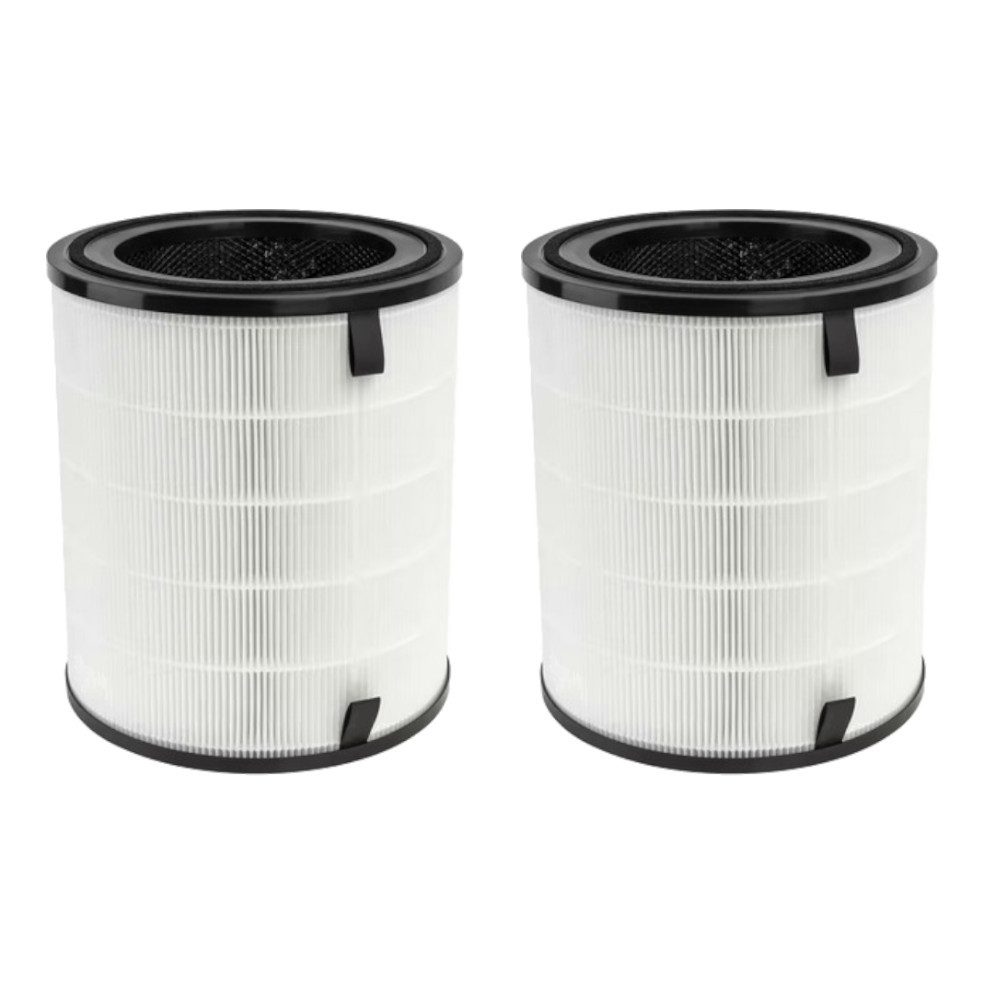 Trade-Shop Ersatzfilter 2x 3in1 passend für Levoit LV-H133-RF ersetzt LV-H133-RF-RTL, Zubehör für Luftreiniger, bestehend aus jeweils Vorfilter, Aktivkohlefilter, HEPA H13 Filter