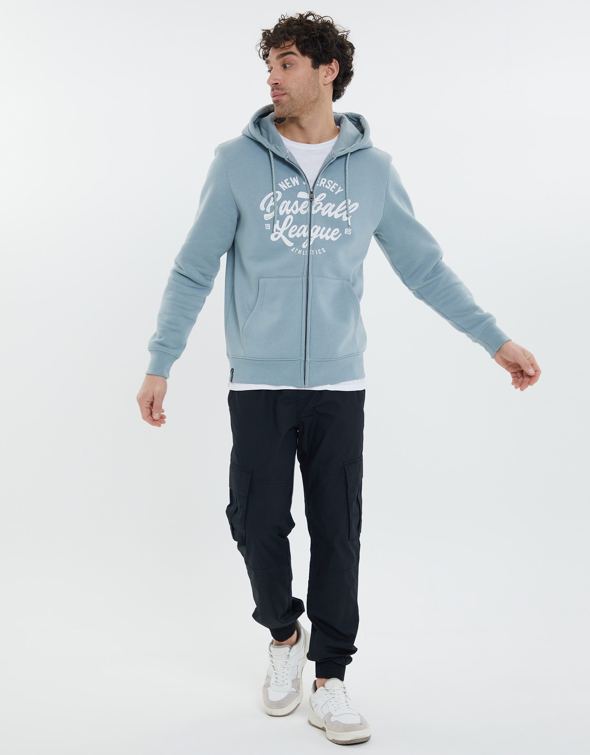 Threadbare Sweatjacke (1-tlg) mit tollen Schriftzügen