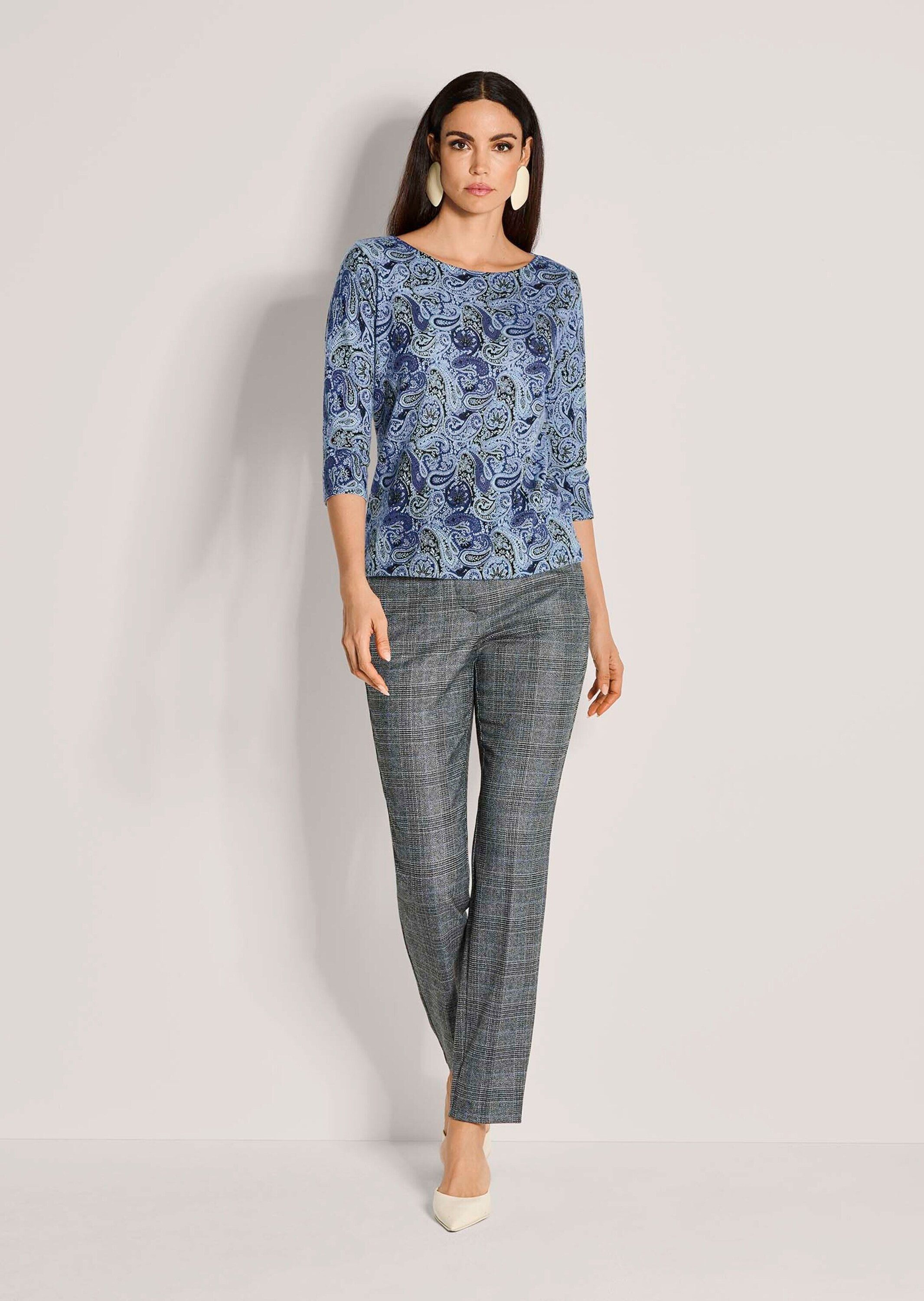 MADELEINE Strickpullover Leichter Feinstrickpullover mit Paisley-Muster Pri günstig online kaufen