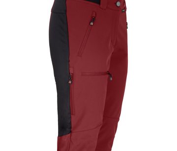 Bergson Outdoorhose BRYNE COMFORT (slim) Damen Winter Softshellhose, mit warmem Innenfleece und voll elastisch