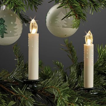 Hellum LED-Lichterkette Hellum LED-Weihnachtsbaumkerzen kabellos ERWEITERUNG 5 BS ww innen
