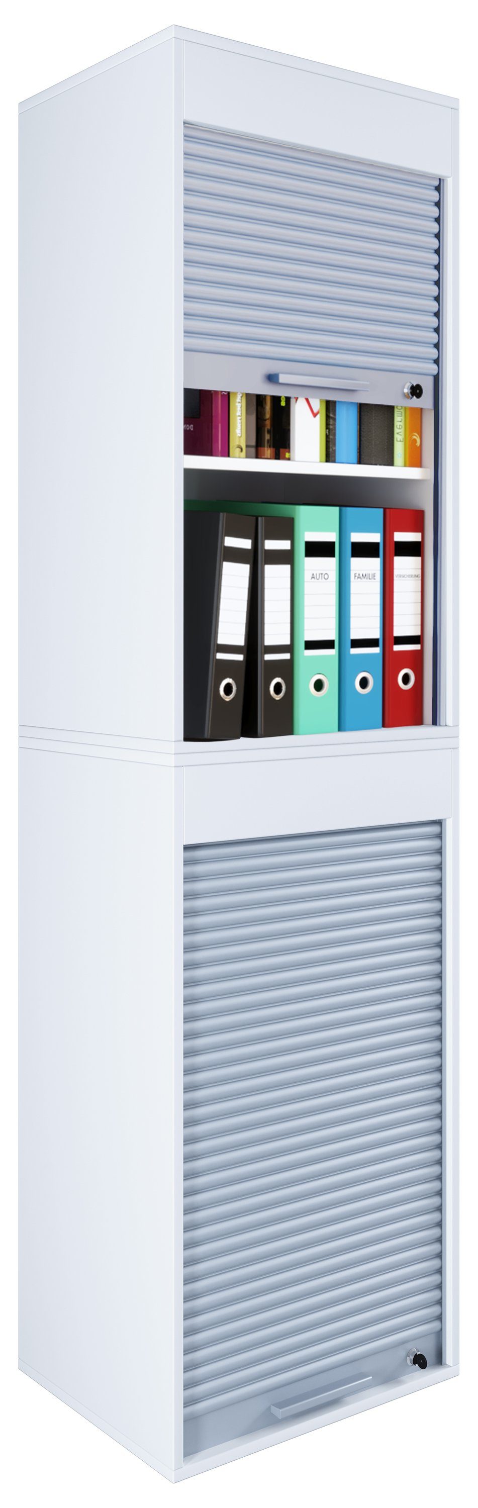 VCM Aktenschrank Holz Büroschrank Aktenschrank Rollladen günstig online kaufen