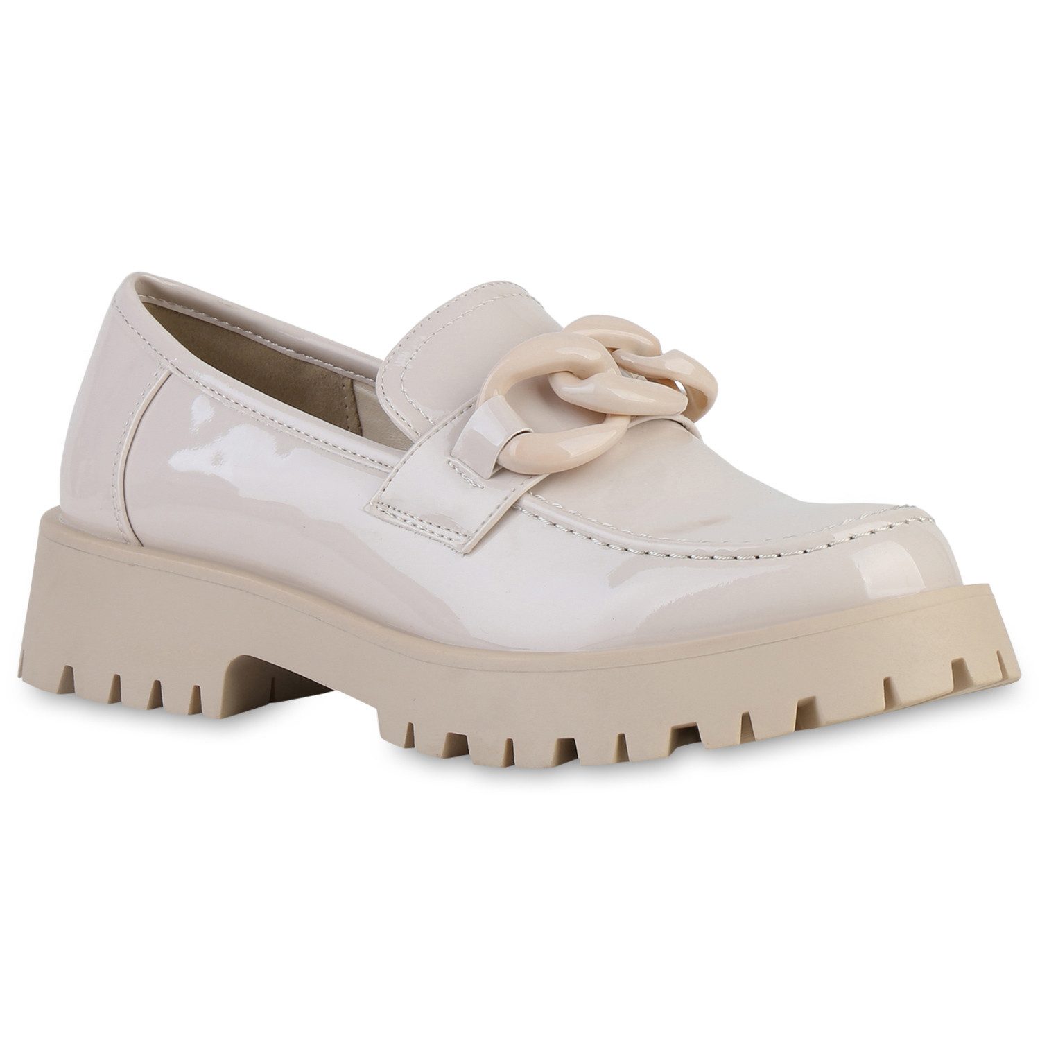 VAN HILL 840052 Outdoorschuh Damen Halbschuhe Plateauschuhe Slippers Ketten günstig online kaufen