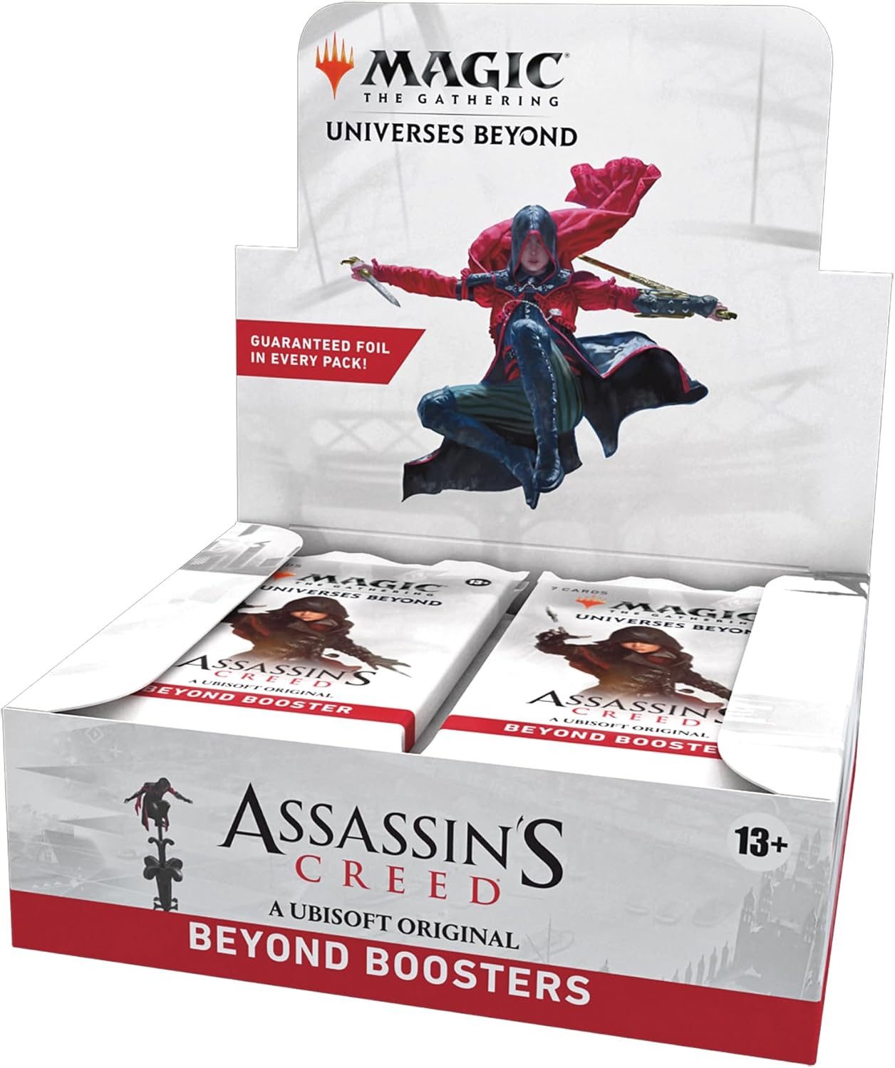 Magic the Gathering Sammelkarte Universes Beyond: Assassin’s Creed Beyond Booster Display Englisch, Includes 24 Booster Packs