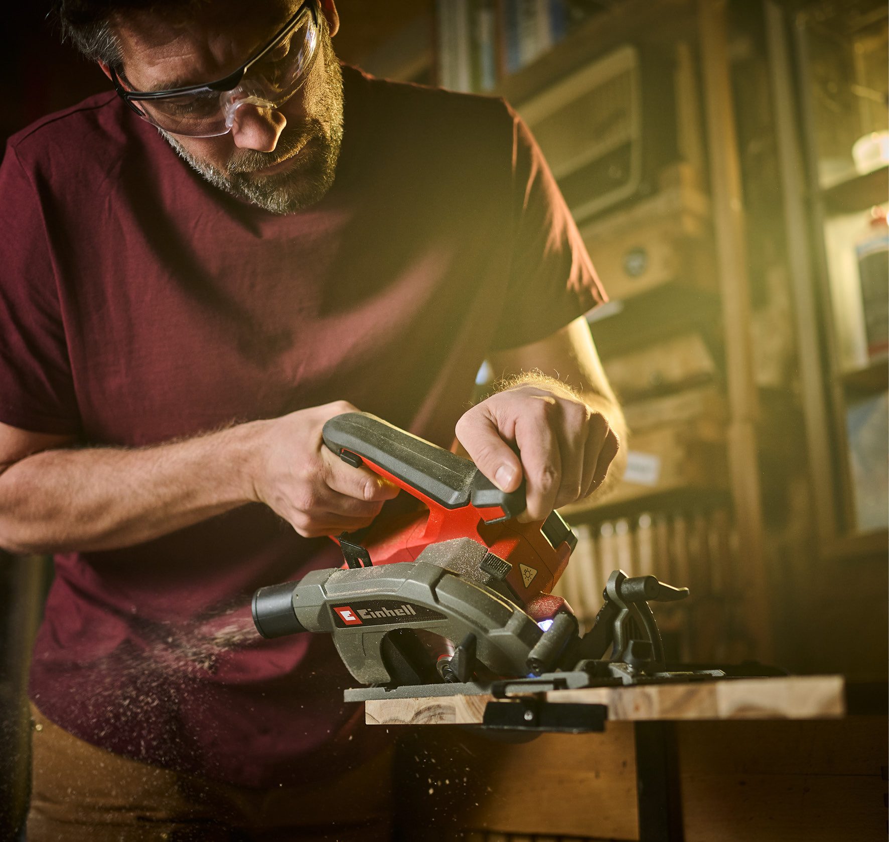 Einhell Akku-Handkreissäge TE-CS 18/150-2 Li - Solo, ohne Akku und Ladegerät – Bild 5 von 5