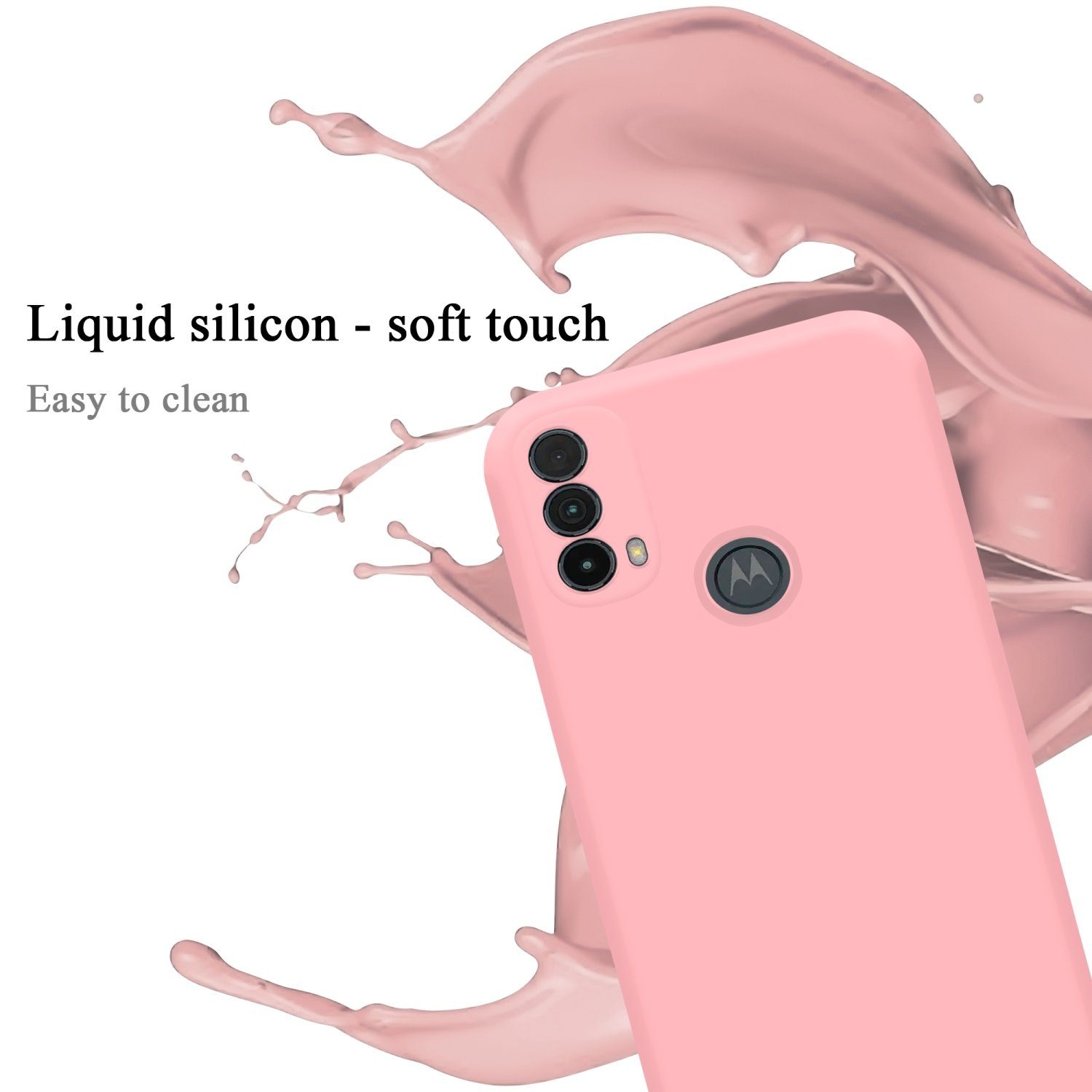 Cadorabo Handyhülle für Motorola MOTO E20 / E30 / E40 Hülle Motorola MOTO E20 / E30 / E40, Flexible Hülle TPU Silikon Schutzhülle Back Cover Case