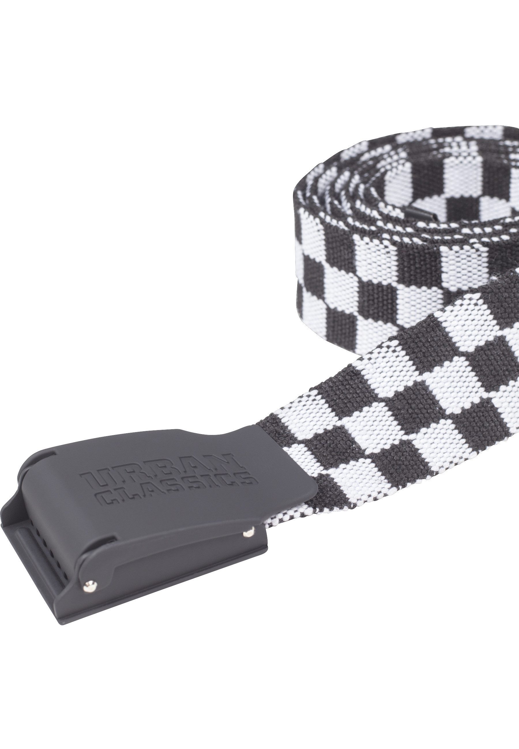 URBAN CLASSICS Hüftgürtel Urban Classics Unisex UC Canvas Belt Checkerboard 150cm – Bild 4 von 5