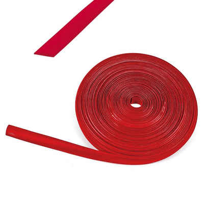 Wamovo Keder 60m (6x10m) Kederband 12mm rot Kunststoff Leistenfüller für Wohnwagen