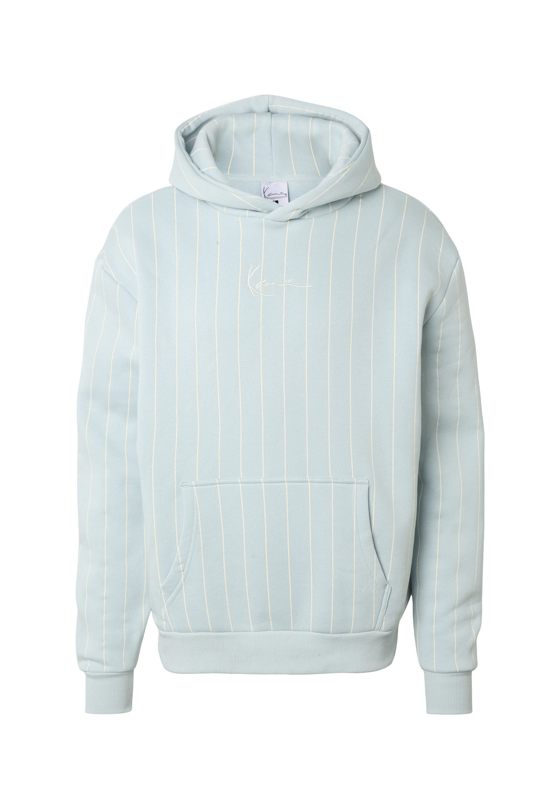 Karl Kani Rundhalspullover Karl Kani Small Signature Essential Pinstripe Hoodie (1-tlg)