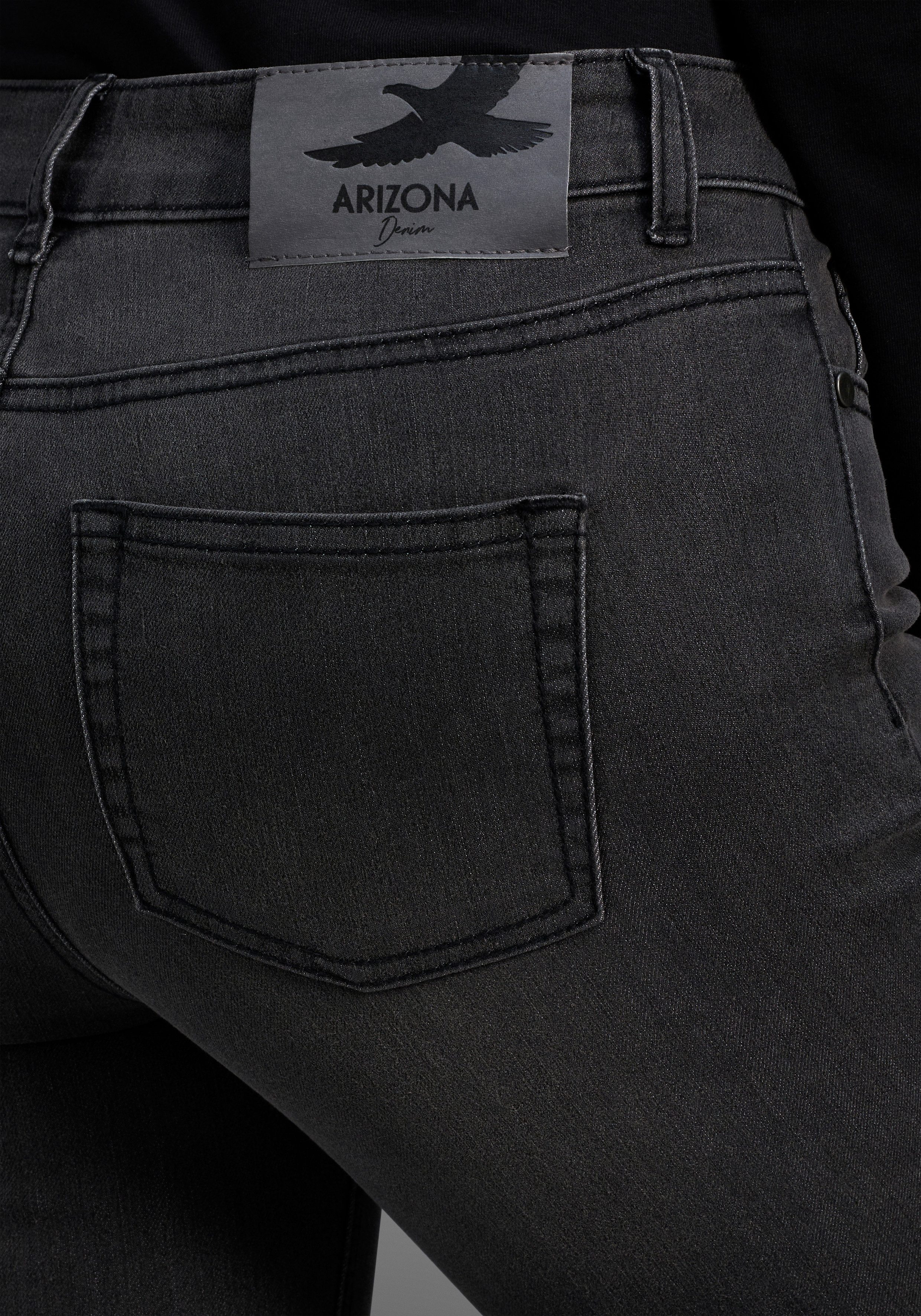 Arizona 7/8-Jeans Shaping eng anliegend, Röhrenjeans, High-Waist, 7/8-Länge