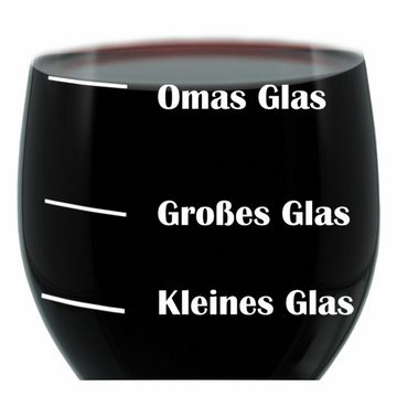 LEONARDO Weinglas XL Omas Glas, Glas, lasergraviert