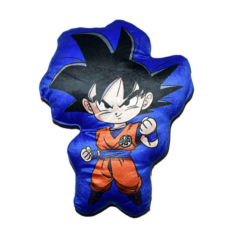 Dragon Ball Dekokissen Son Goku, Formkissen Kuschelkissen 32 x 25 cm