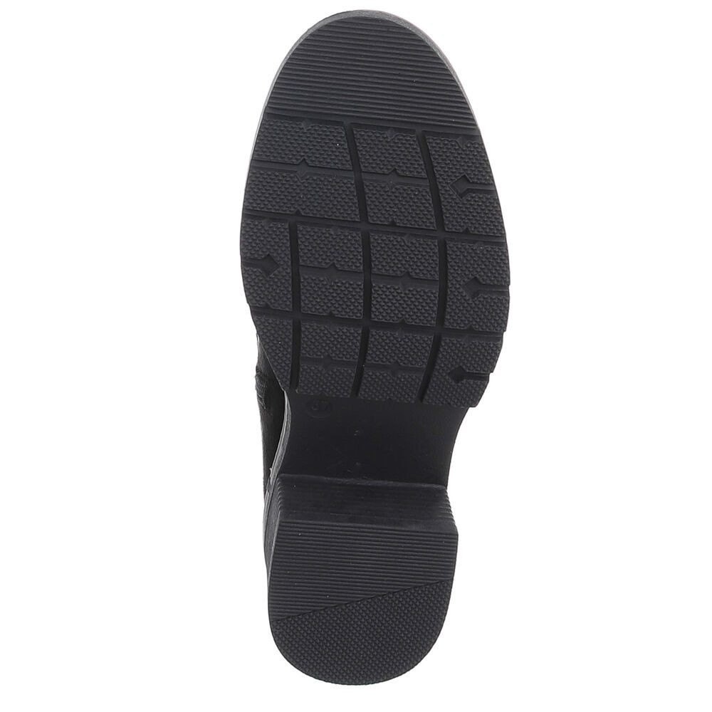 Ital-Design Modische Stiefeletten mit stabilem Absatz für Damen Stiefel (90598618) Blockabsatz Stiefel in Schwarz