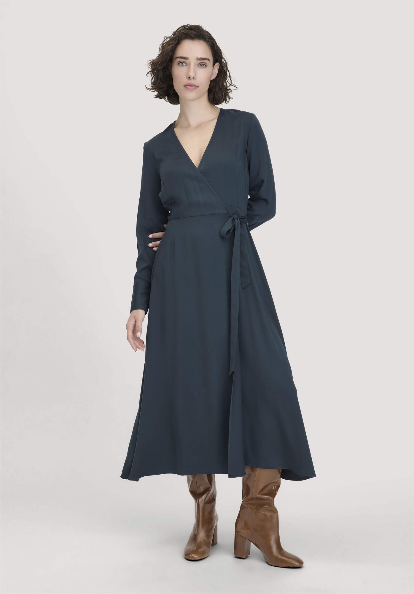 Hessnatur A-Linien-Kleid günstig online kaufen