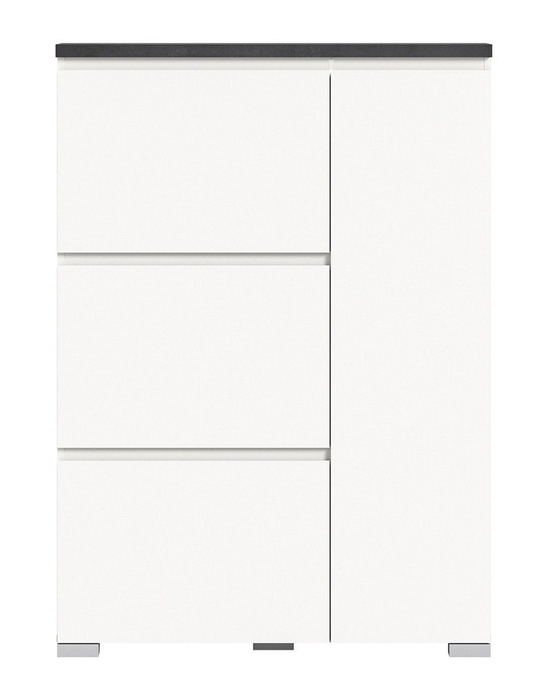 uno Schuhschrank   ¦ weiß ¦ Maße (cm): B: 95 H: 130 T: 18.0 Garderoben & Kl günstig online kaufen
