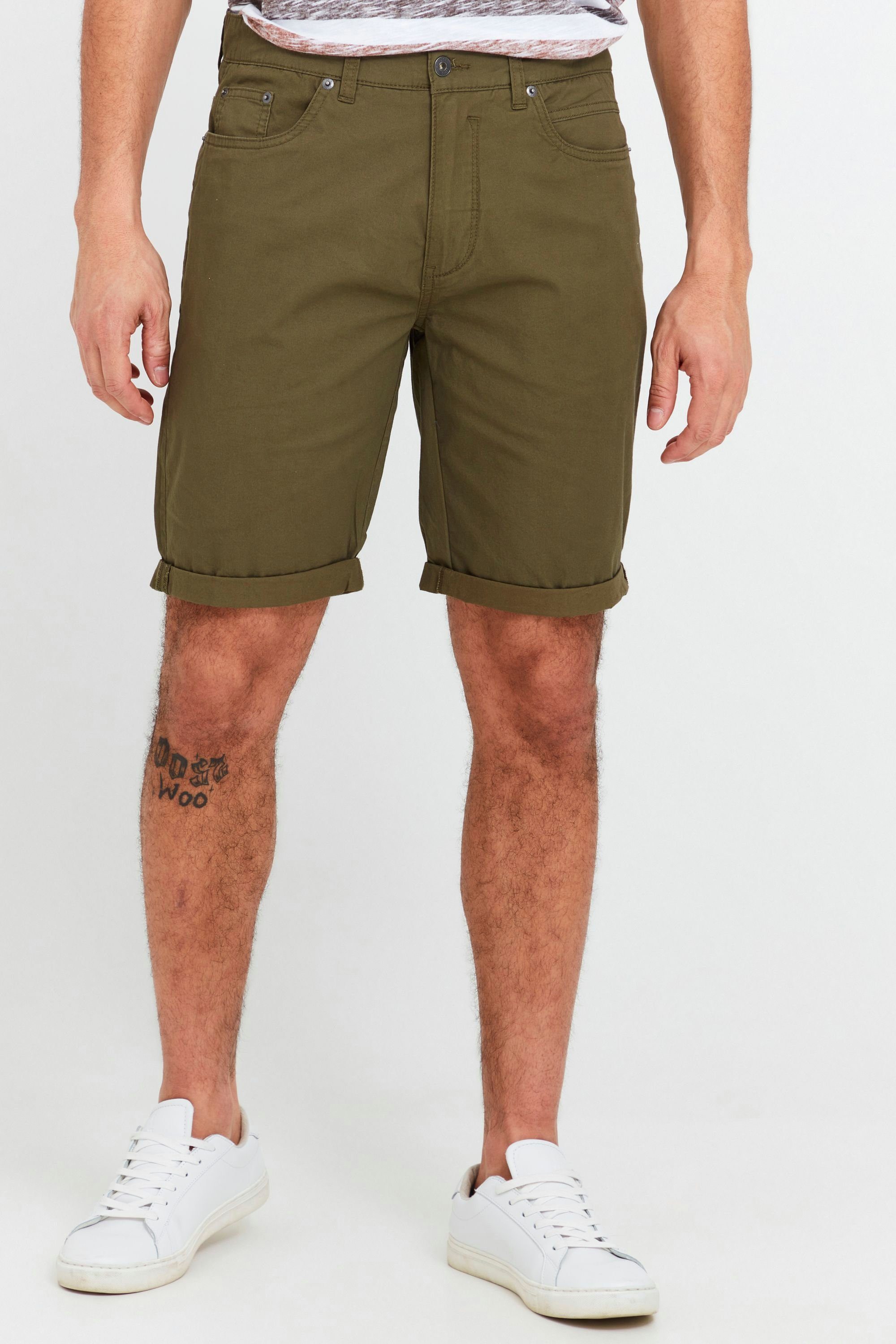 !Solid Chinoshorts SDMillan 5-Pocket Shorts Ivy Green (190512)