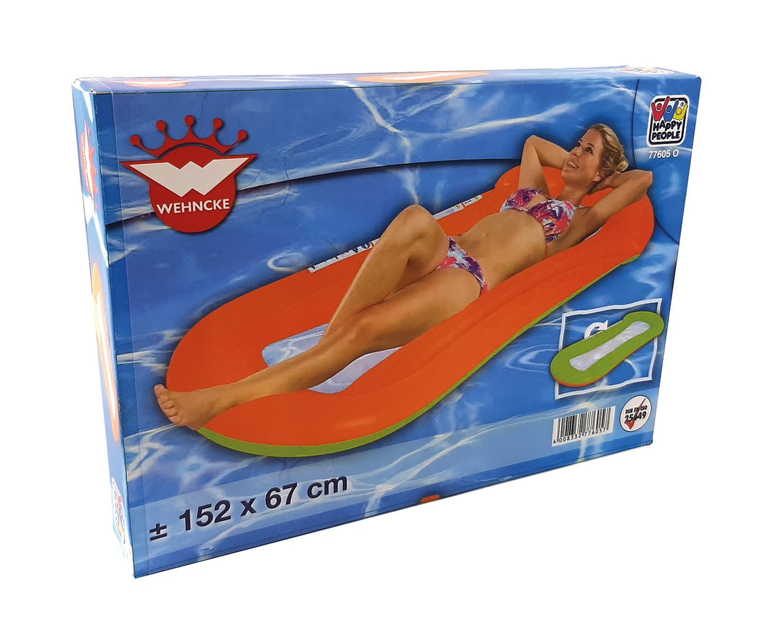Wehncke Luftmatratze 152x67x14cm, unaufgebl. ca., (1-St) günstig online kaufen