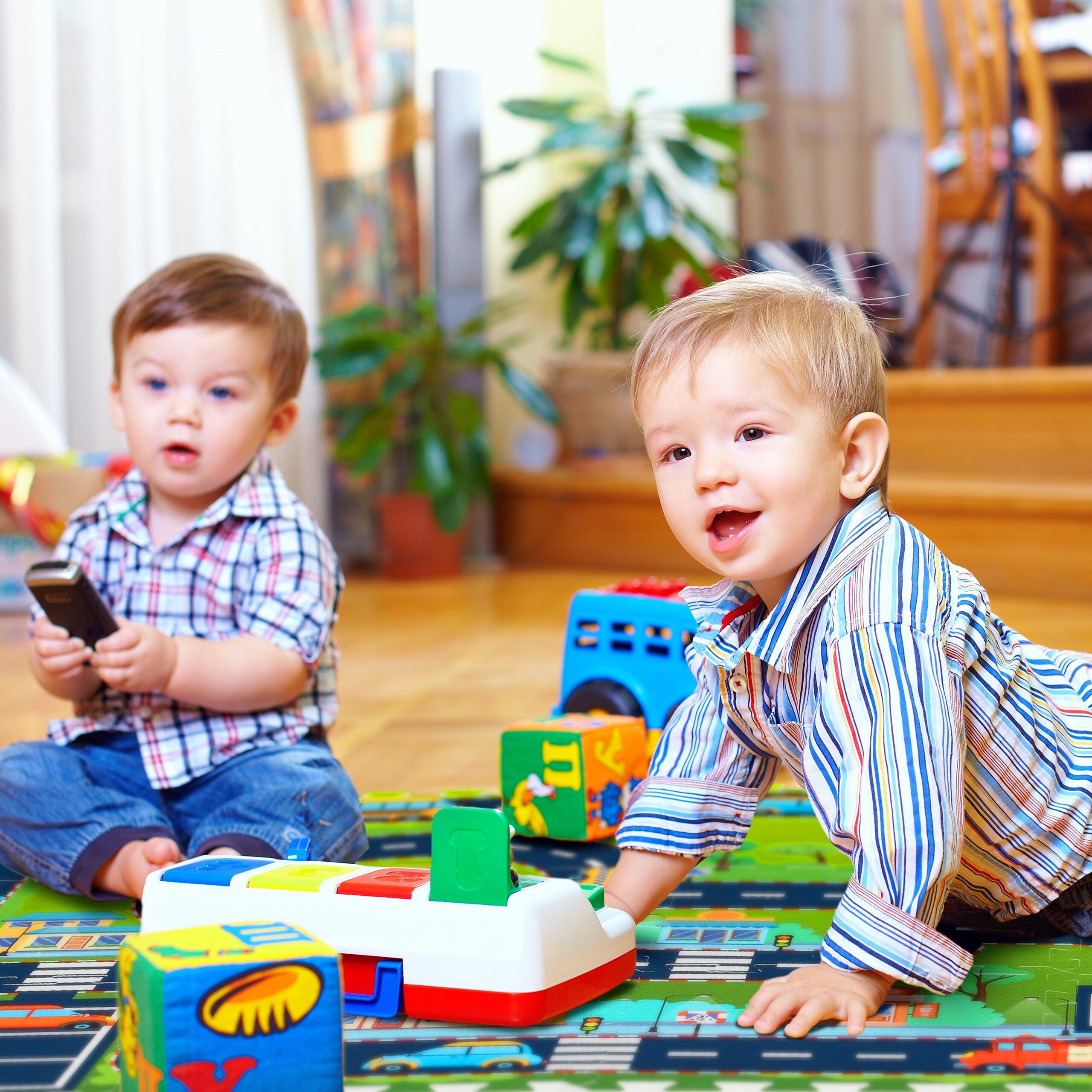 relaxdays Spielmatte Puzzlematte Straße