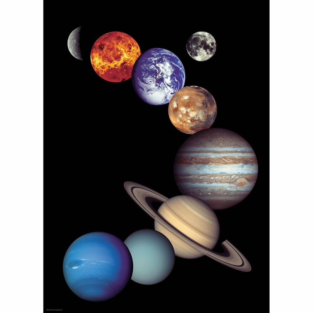 1000 Puzzle Puzzleteile - Das EUROGRAPHICS NASA Sonnensystem,