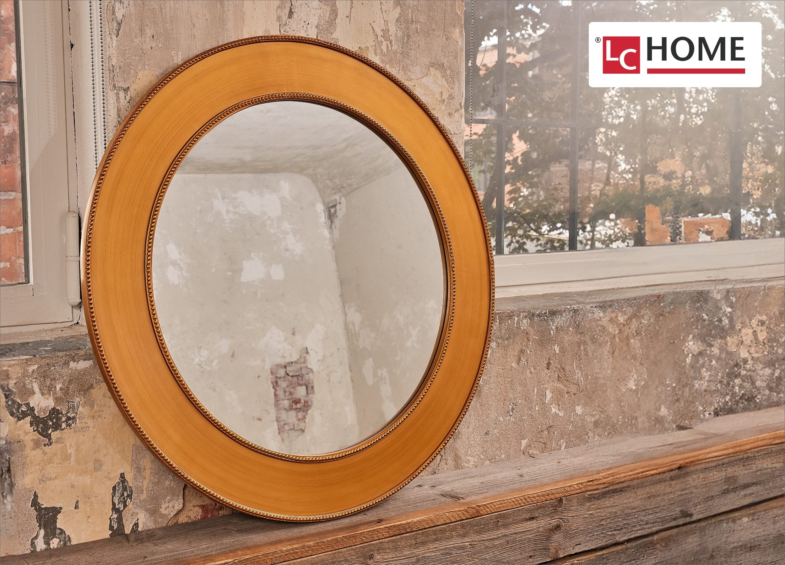 LC Home Wandspiegel Wandspiegel »Barock« Ø90 günstig online kaufen