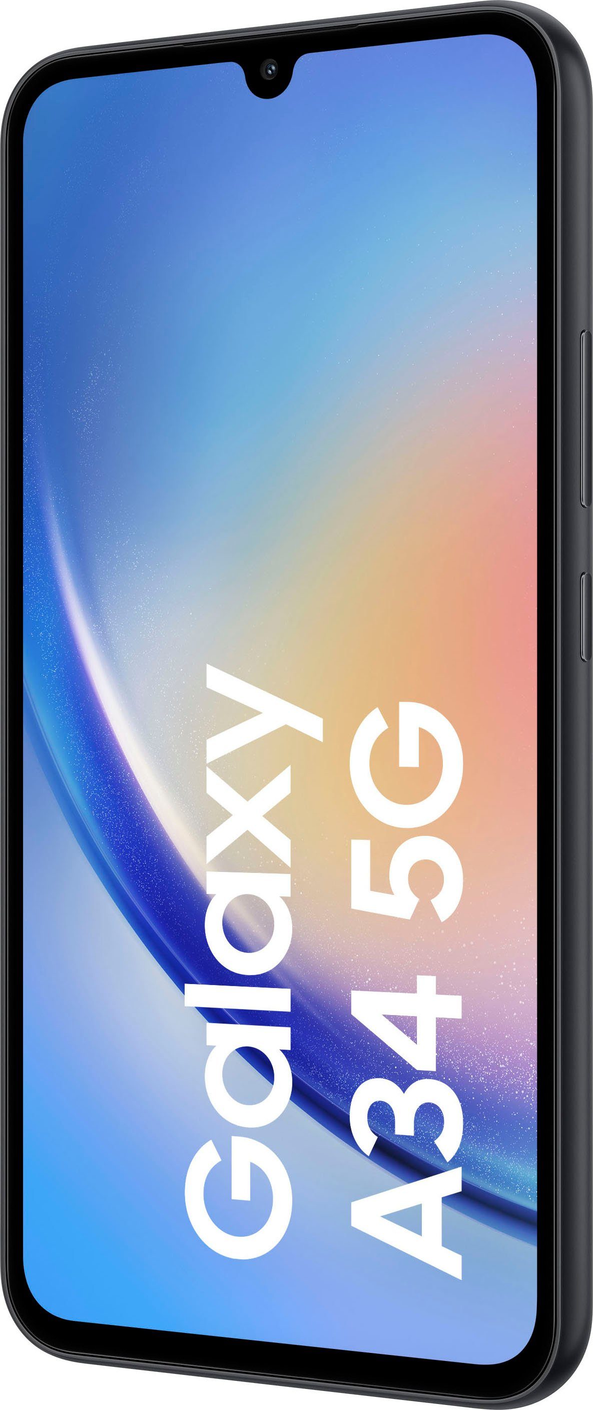 Smartphone Zoll, A34 256 schwarz 5G Samsung 48 Speicherplatz, MP (16,65 cm/6,6 Kamera) Galaxy 256GB GB