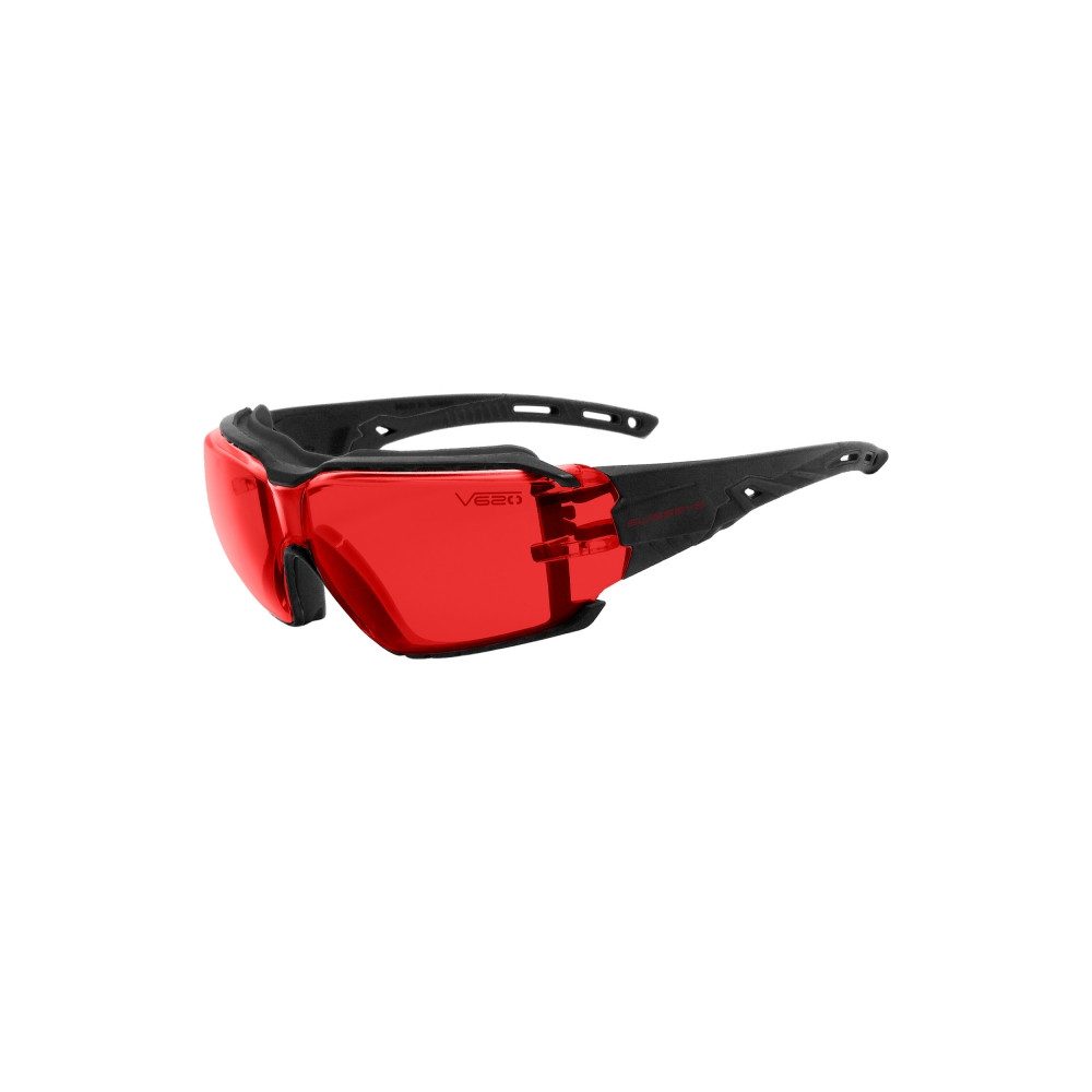 SWISS EYE® Fahrradbrille TARGET V620 Red TACT. Brille mit Antifog- und Antiscratch-Beschichtung