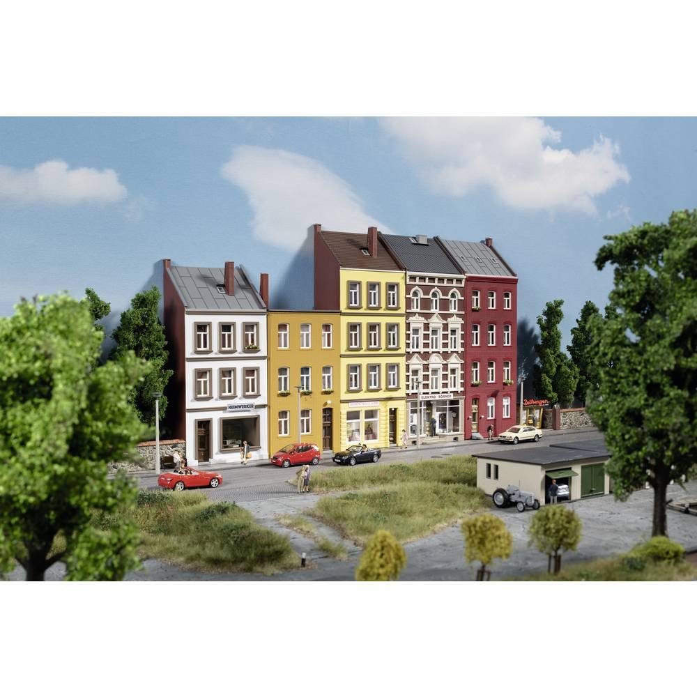 Modelleisenbahn-Gebäude H0 Halbreliefhäuser Schmidtstraße 18-26