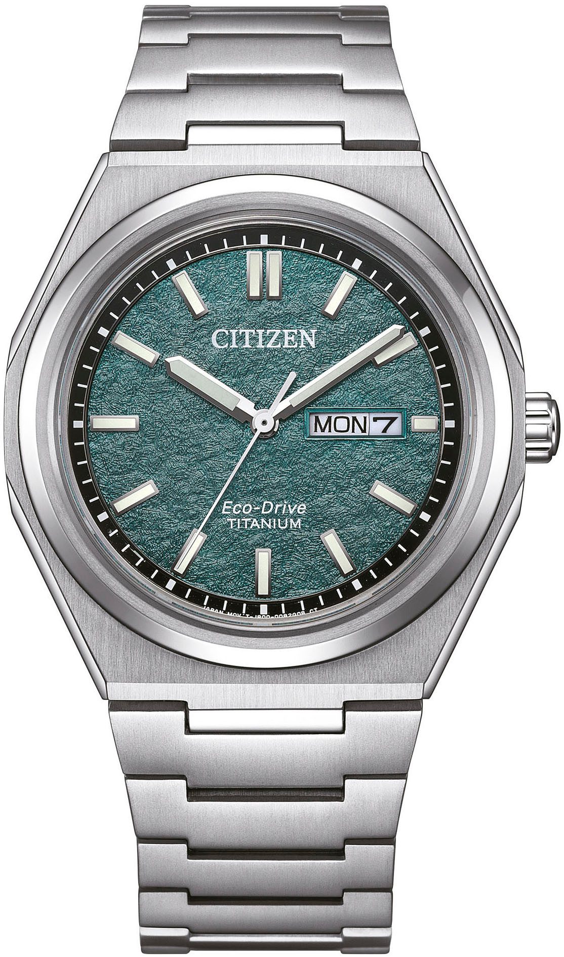 Citizen Solaruhr AW0130-85XC, Armbanduhr, Herrenuhr, Damenuhr, Titan, Saphirglas, Datum