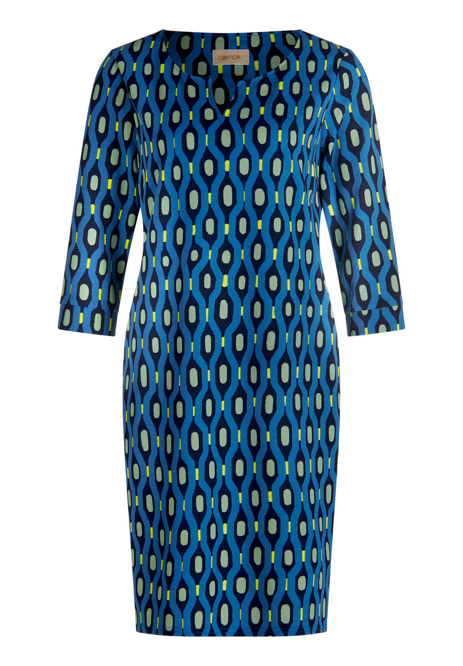 Cartoon Druckkleid Damen mit Muster