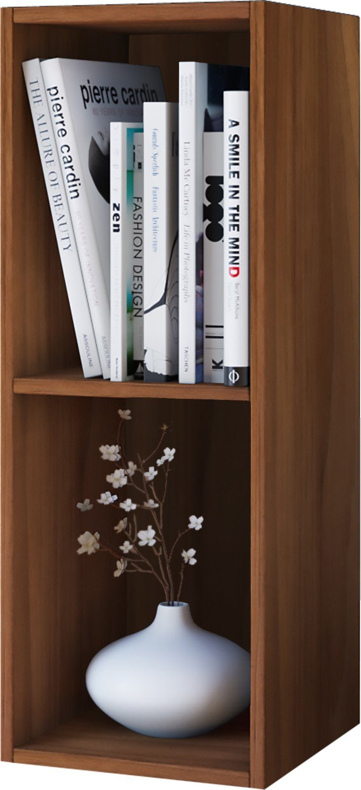 VCM Standregal Holz Stand Regal Aufbewahrung Deko Bücher Mendas 2