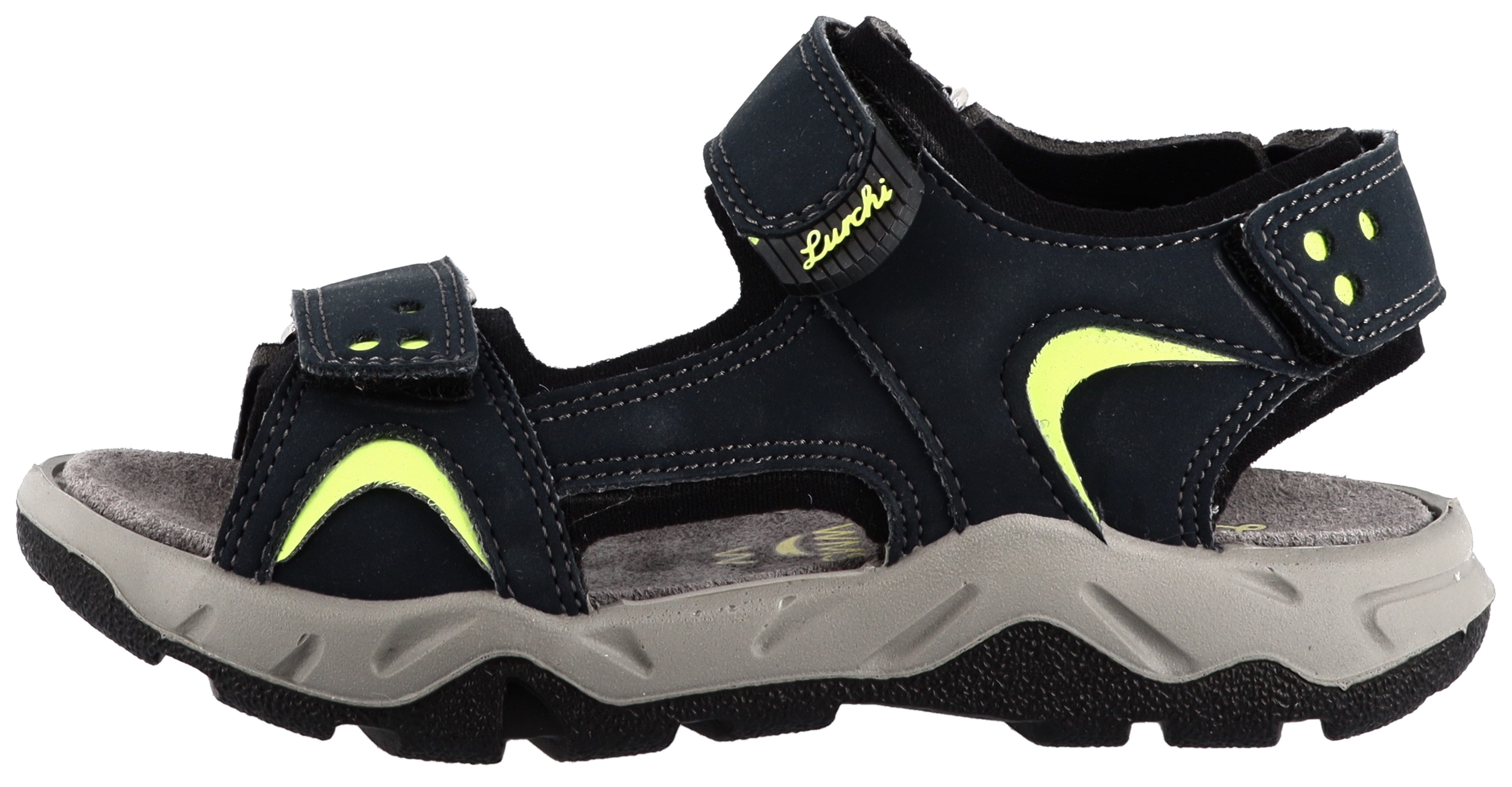 Lurchi Oweno Sandale Klettschuh mit Neonfarben, Größenschablone zum Download
