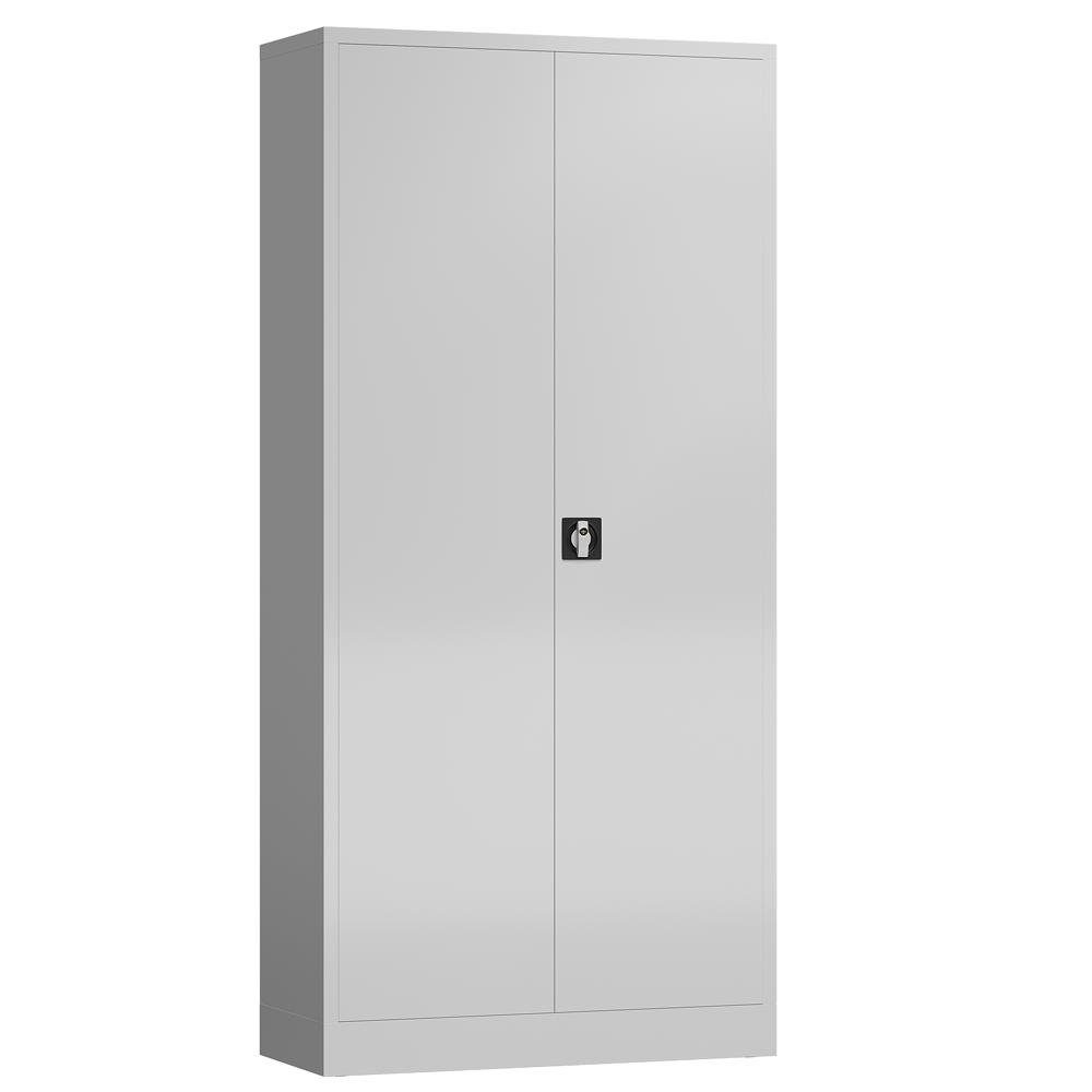 Steelboxx Mehrzweckschrank Flügeltürenschrank Aktenschrank 1945 x 920 x 500 mm (1-St) komplett montiert, keine Montage notwendig bunt | grau