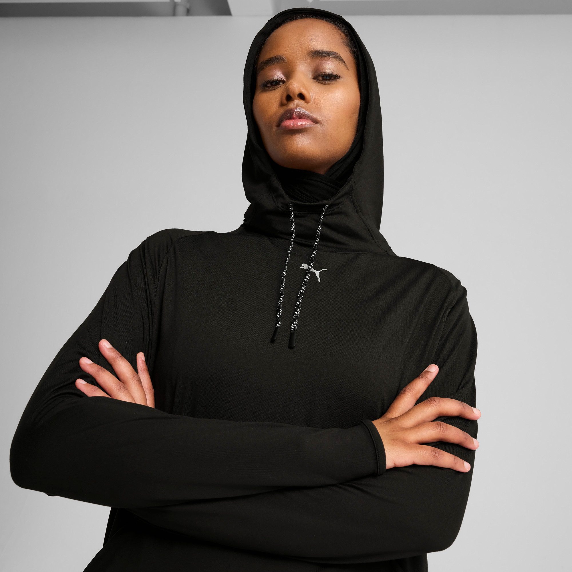 PUMA Kapuzensweatshirt MODEST HOODIE Regular Fit, für Fitness und sportliche Aktivitäten, atmungsaktiv
