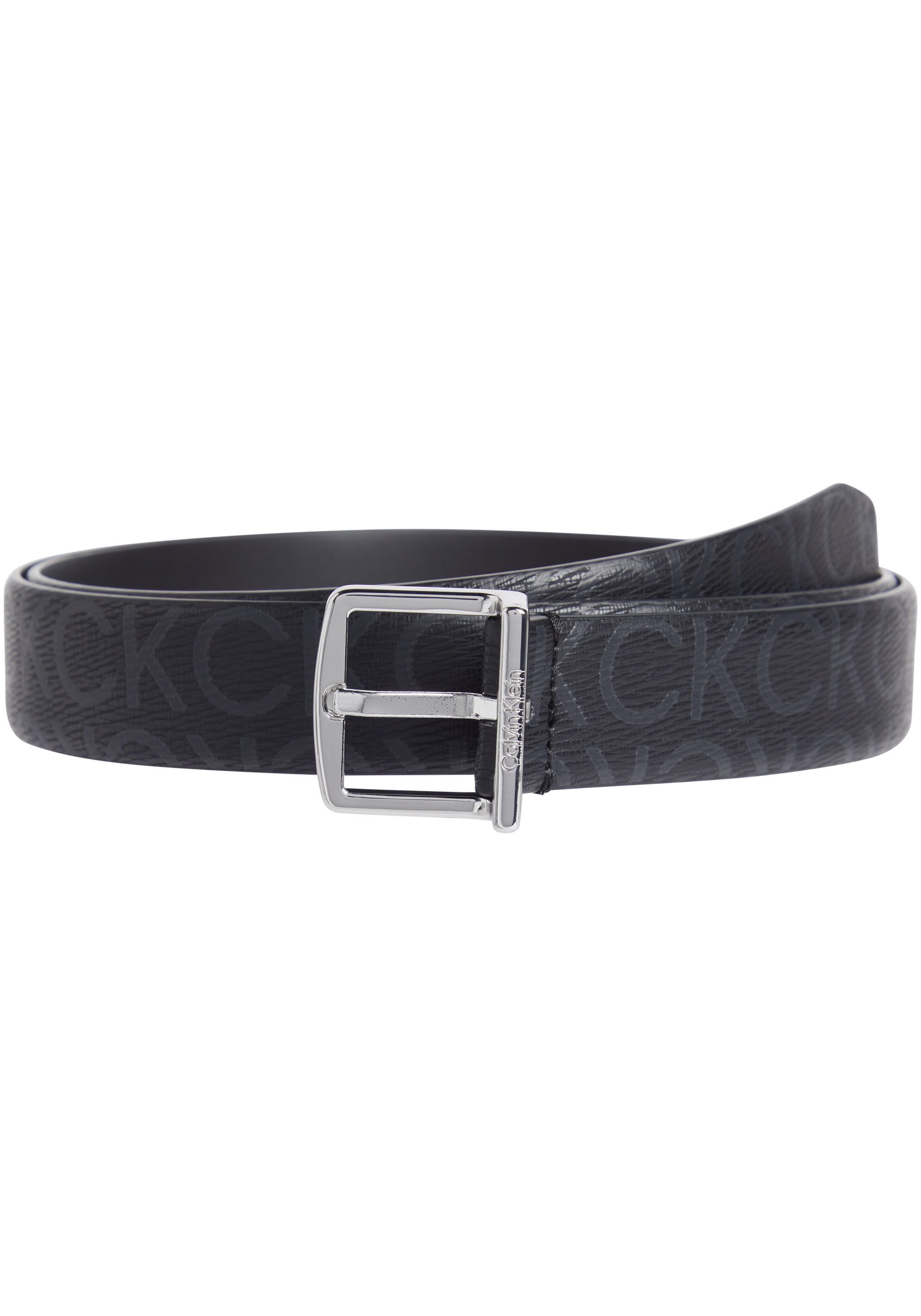 Calvin Klein Ledergürtel MUST SQR BUCKLE BELT 2.5_EPI mit Logoprägung