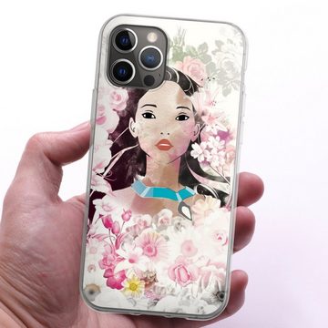 DeinDesign Handyhülle Pocahontas Disney Offizielles Lizenzprodukt Colors Of The Wind, Apple iPhone 12 Pro Silikon Hülle Bumper Case Handy Schutzhülle