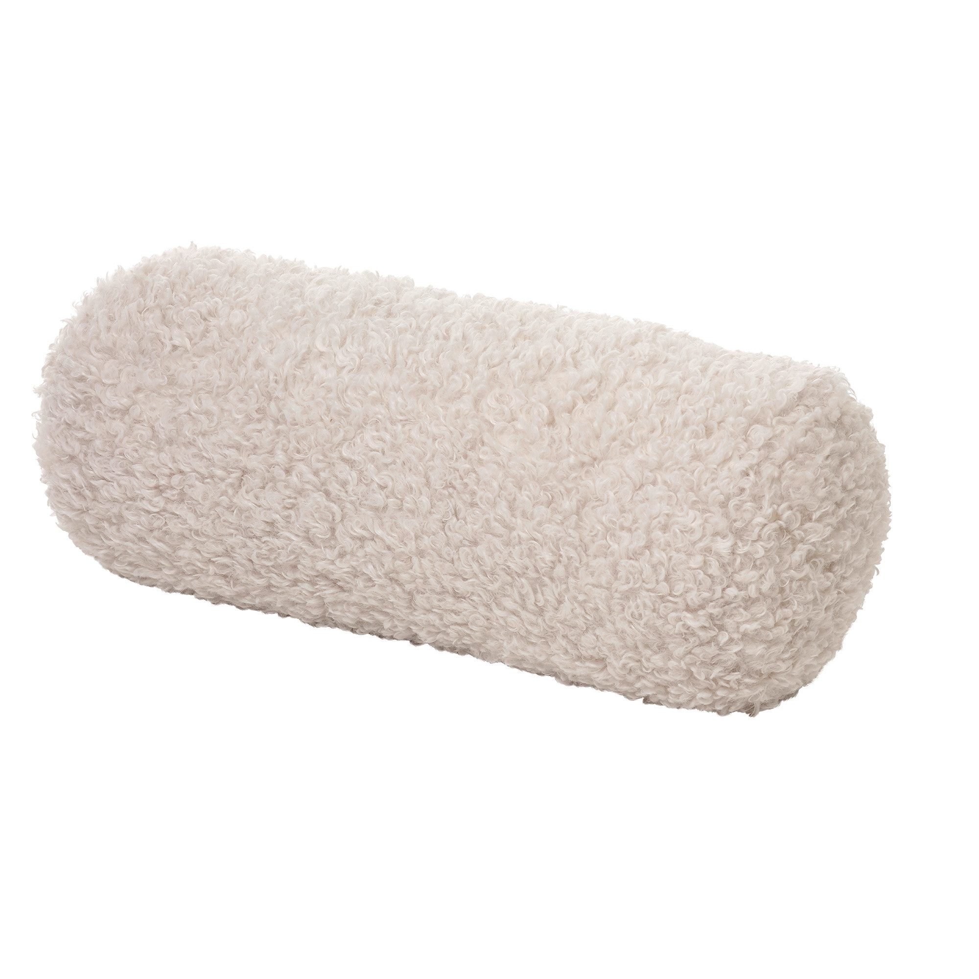 blomus Yoga Bolster -TEDDY- Kissen, Nackenkissen, Nackenrolle: Modernes Design, weiches Bolsterkissen, Vielseitig nutzbar, komfortabel